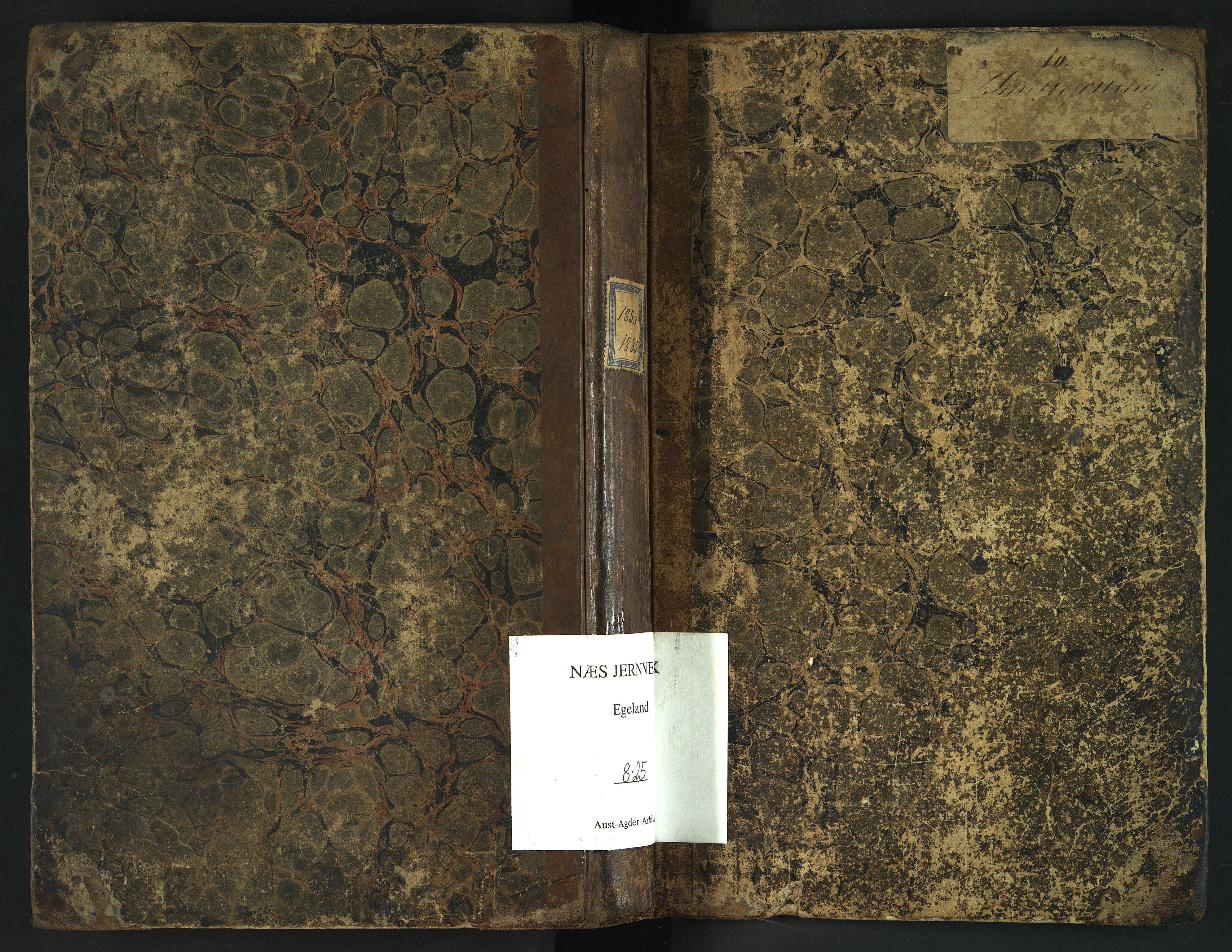 Egelands Verk, NESJ/NJM-002/08/L0025: Inventarie-bok, inntekter, 1853-1884