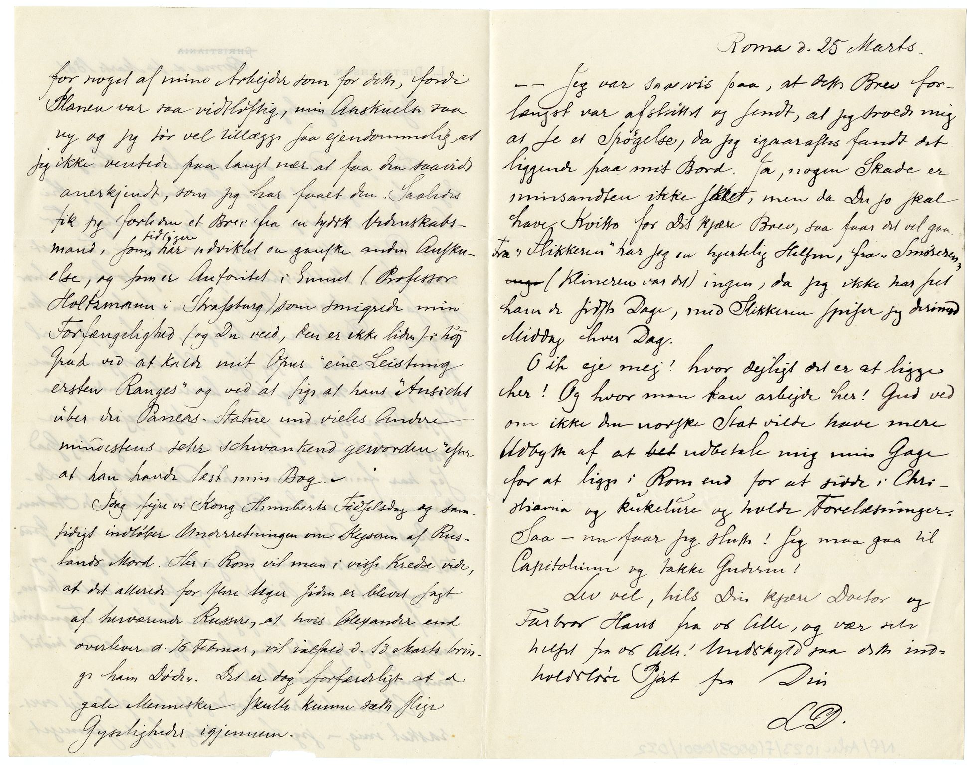 Diderik Maria Aalls brevsamling, NF/Ark-1023/F/L0003: D.M. Aalls brevsamling. D - G, 1797-1889, p. 59