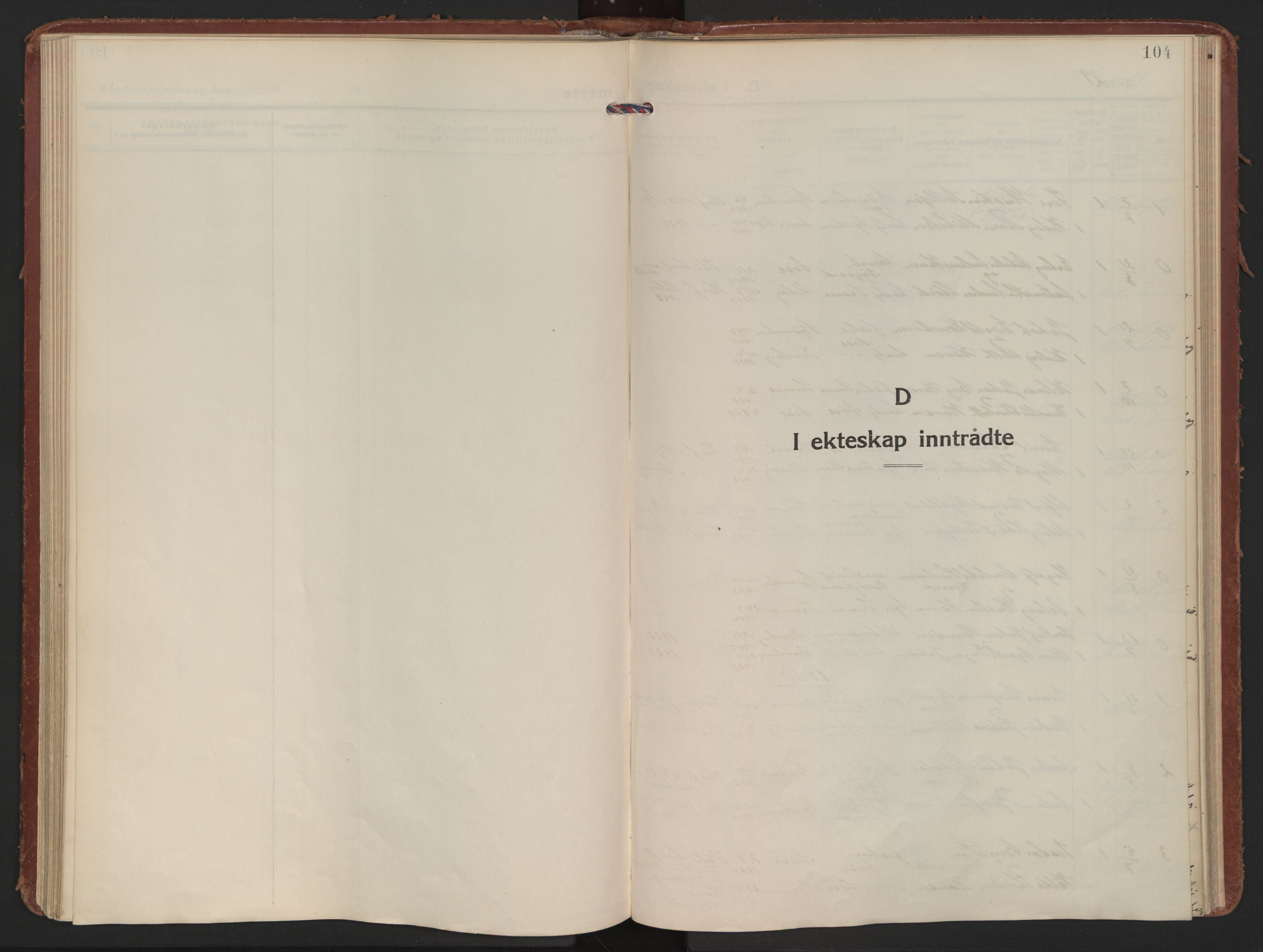 Ministerialprotokoller, klokkerbøker og fødselsregistre - Nordland, SAT/A-1459/898/L1424: Parish register (official) no. 898A04, 1928-1946, p. 104