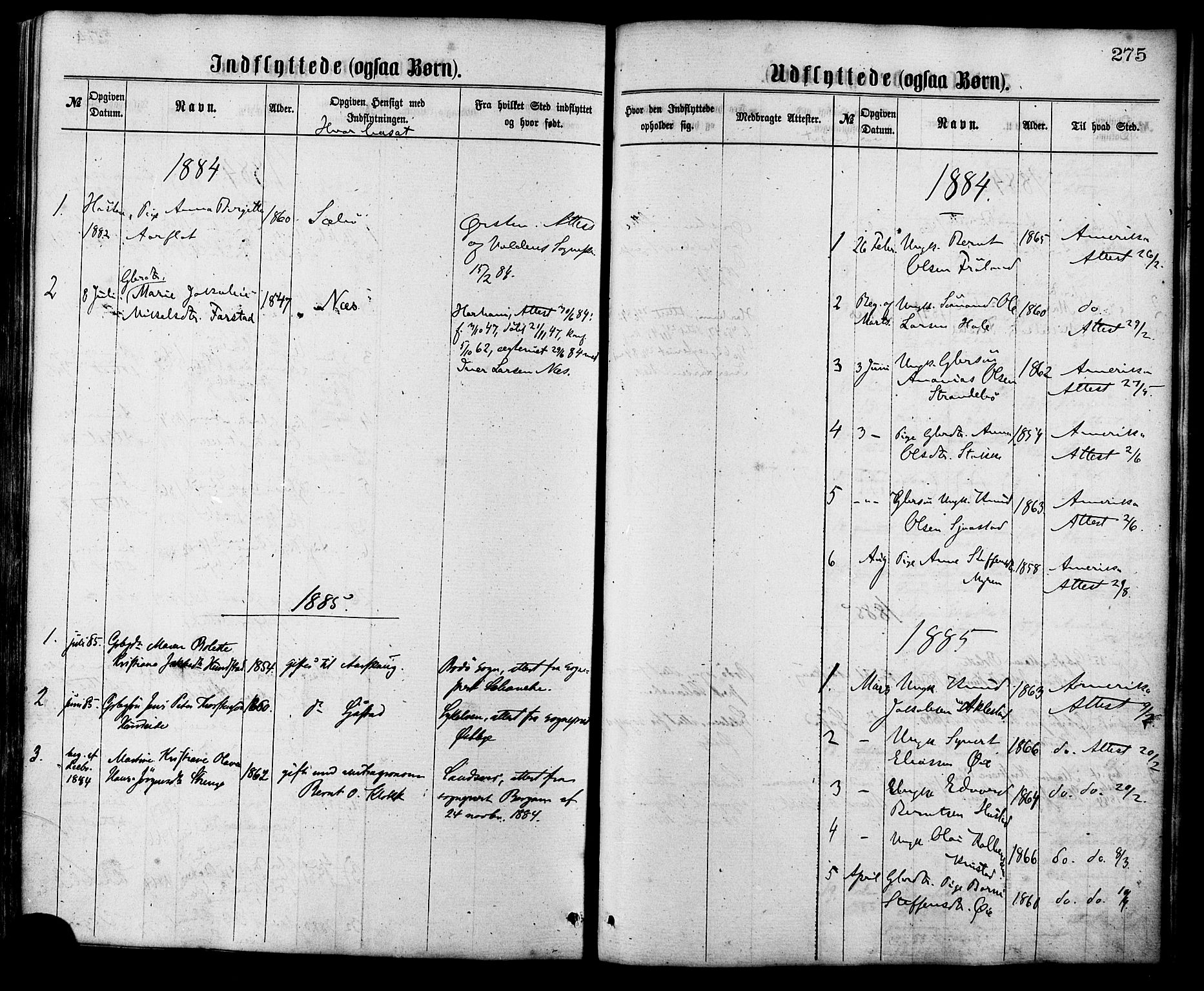 Ministerialprotokoller, klokkerbøker og fødselsregistre - Møre og Romsdal, SAT/A-1454/515/L0210: Parish register (official) no. 515A06, 1868-1885, p. 275