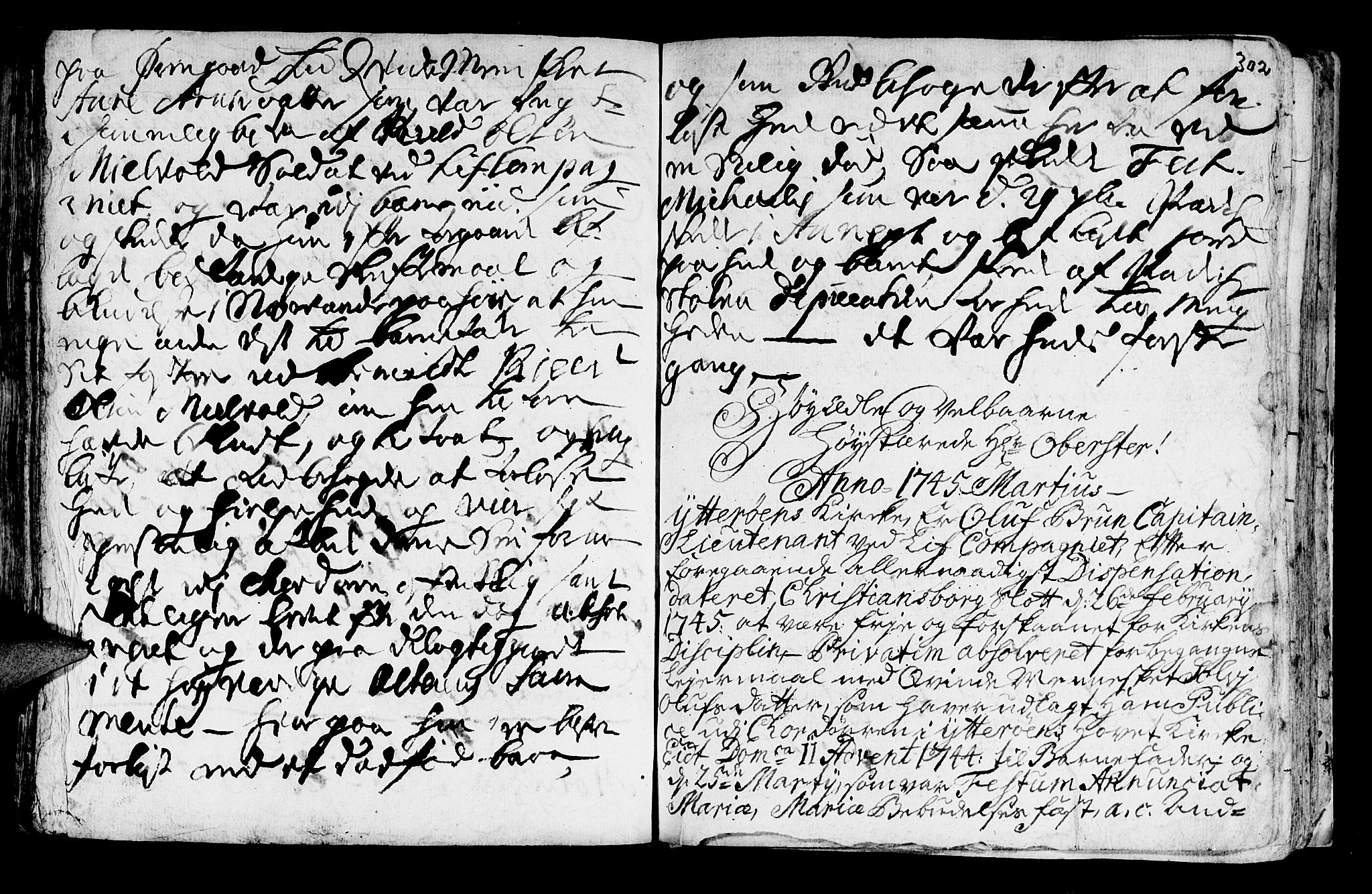 Ministerialprotokoller, klokkerbøker og fødselsregistre - Nord-Trøndelag, SAT/A-1458/722/L0215: Parish register (official) no. 722A02, 1718-1755, p. 302