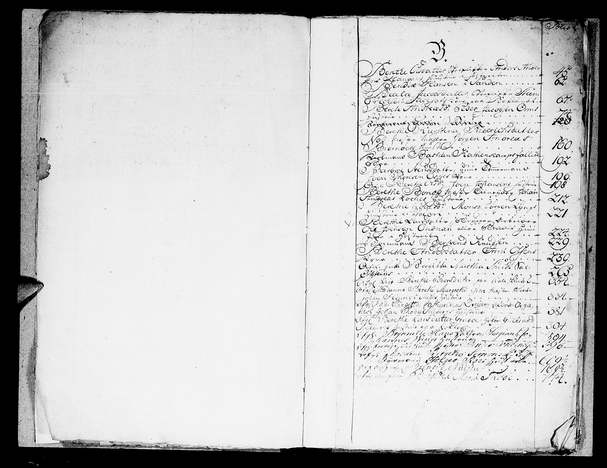 Trondheim byfogd, AV/SAT-A-0003/1/3/3Ae/L0001: Skifteregister - Reg. til 3A0022-25. U, 1740-1901, p. 3