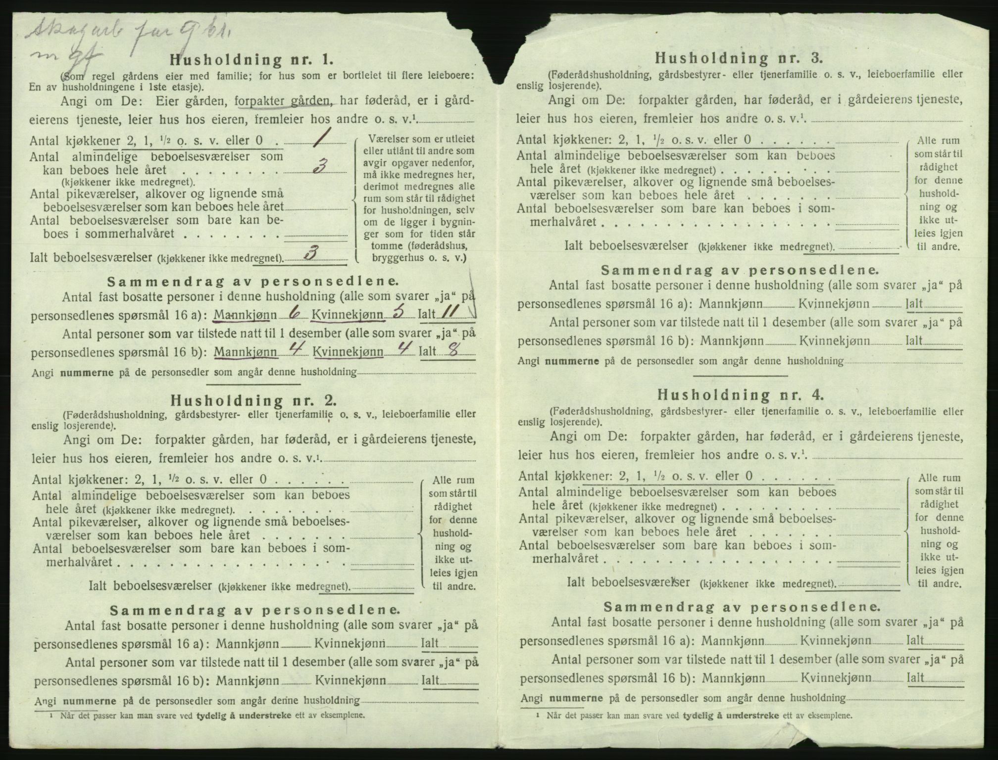 SAK, 1920 census for Froland, 1920, p. 956