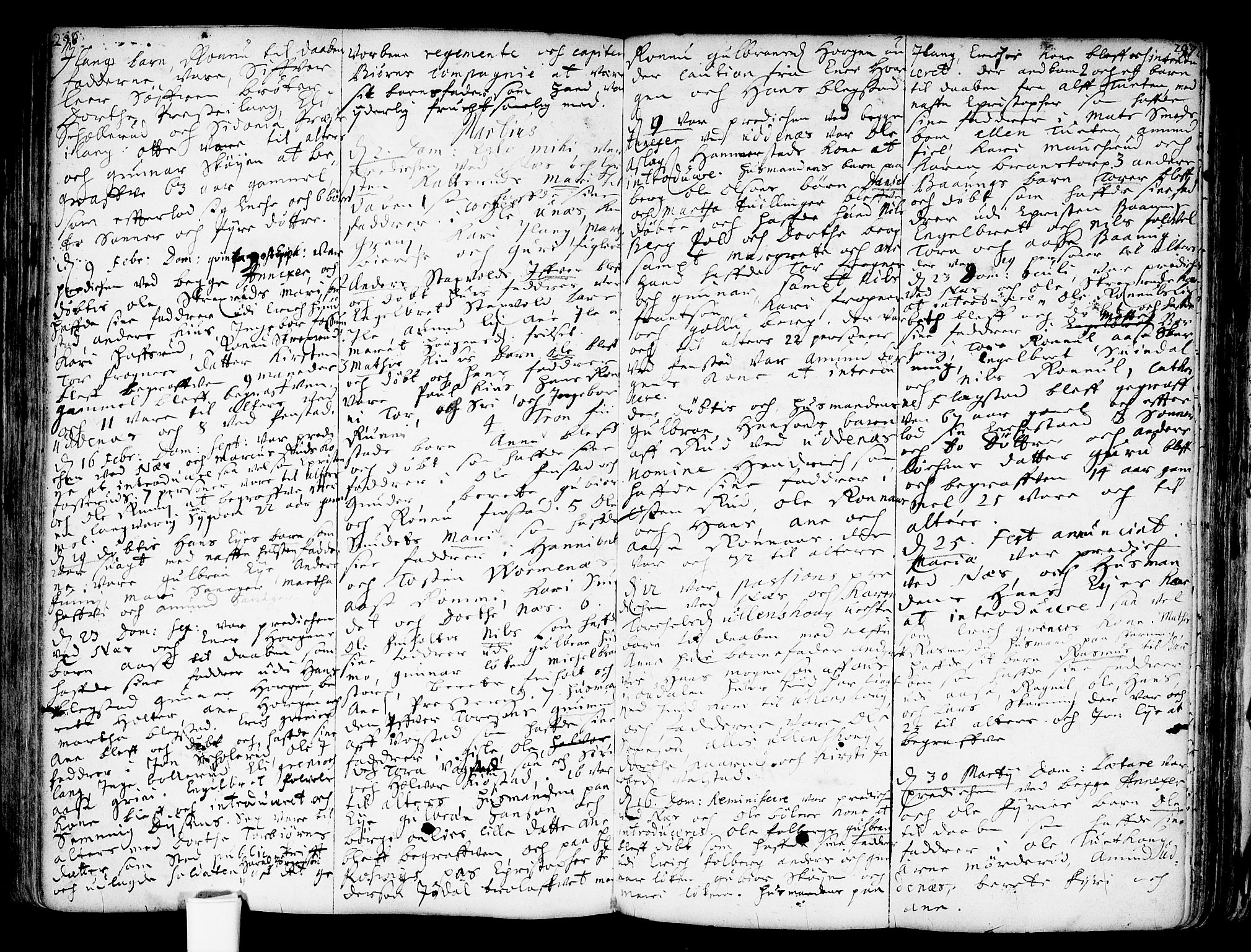 Nes prestekontor Kirkebøker, AV/SAO-A-10410/F/Fa/L0001: Parish register (official) no. I 1, 1689-1716, p. 296-297