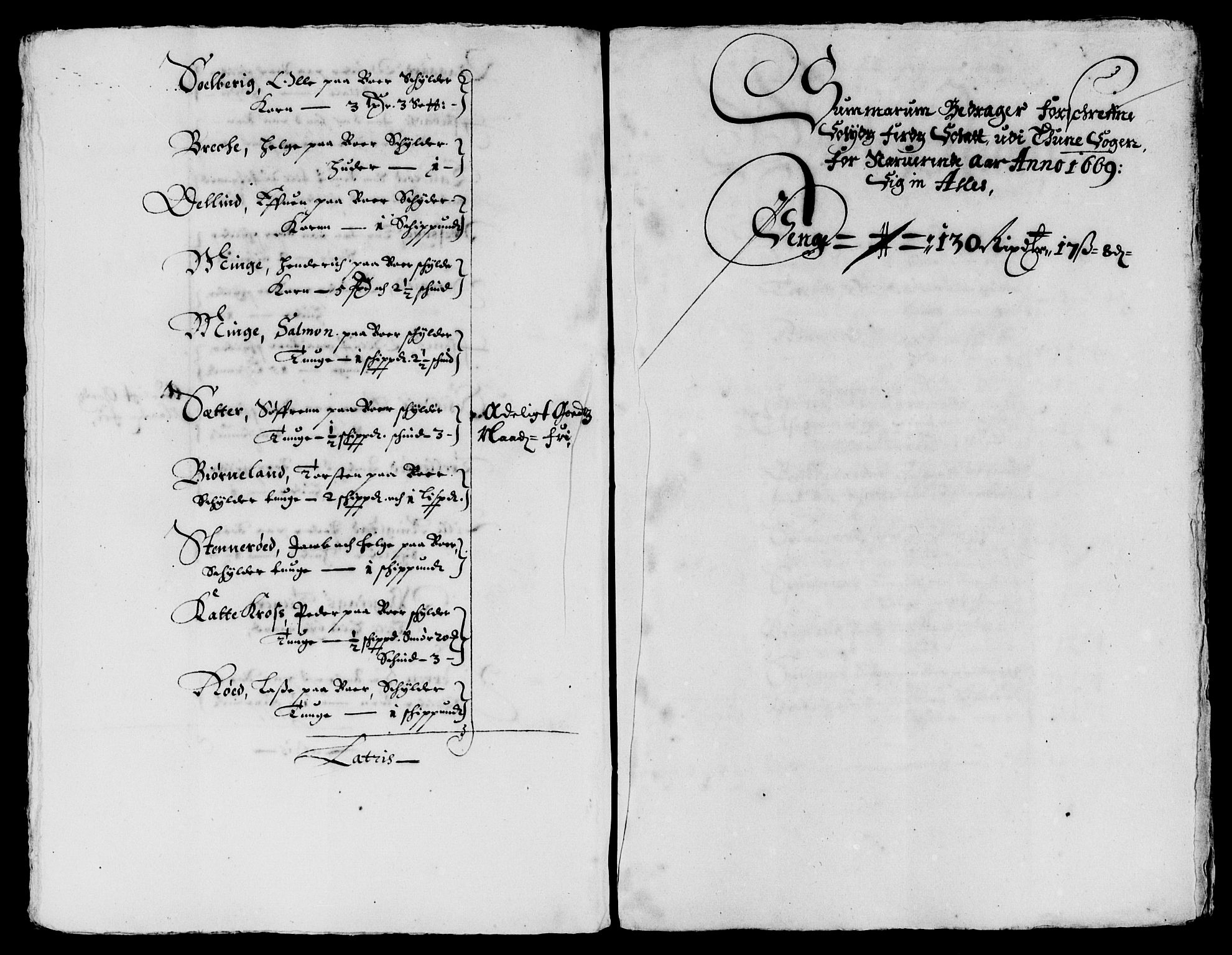 Rentekammeret inntil 1814, Reviderte regnskaper, Lensregnskaper, AV/RA-EA-5023/R/Rb/Rbc/L0013: Tune, Åbygge og Veme len, 1665-1669