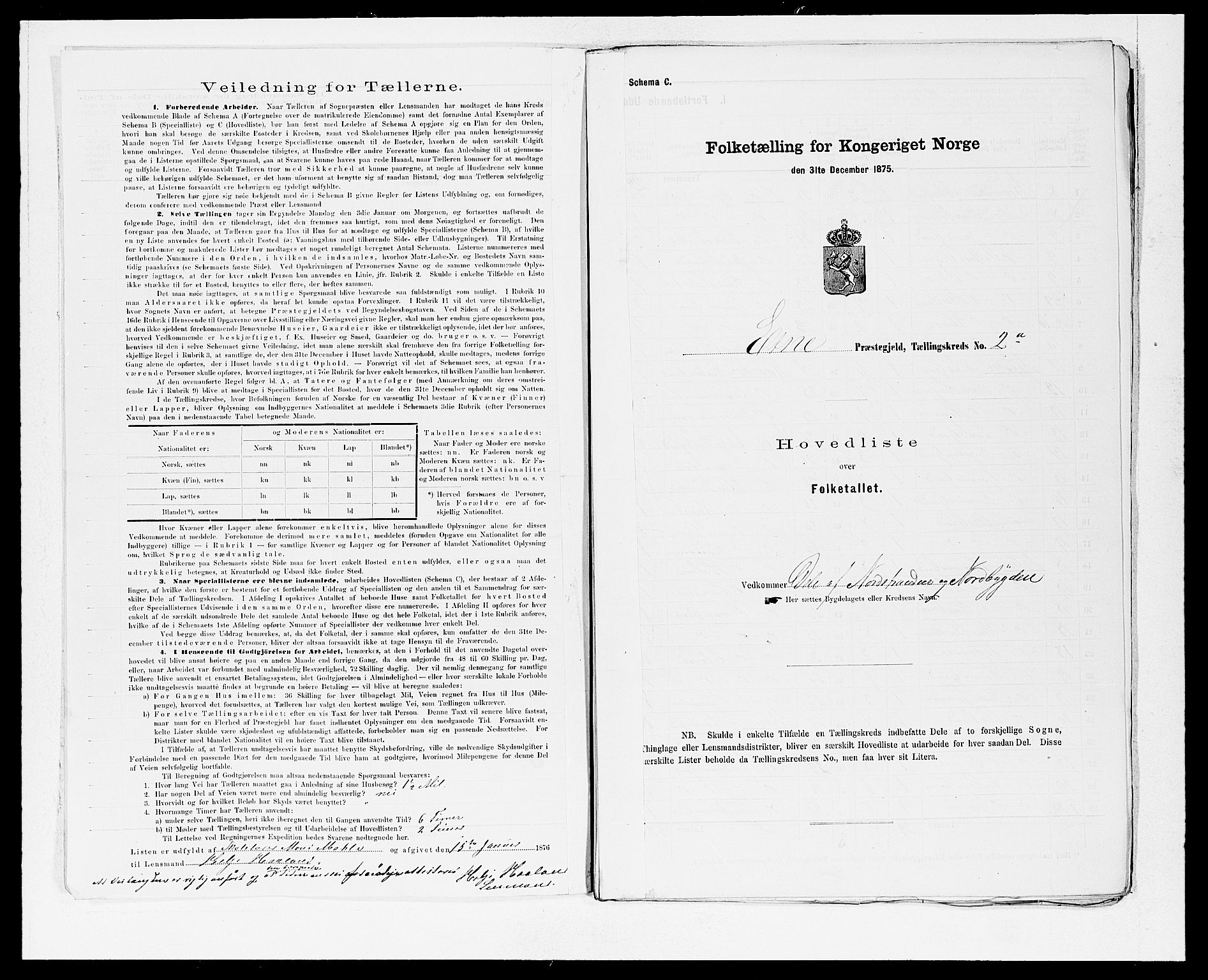 SAB, 1875 census for 1211P Etne, 1875, p. 4