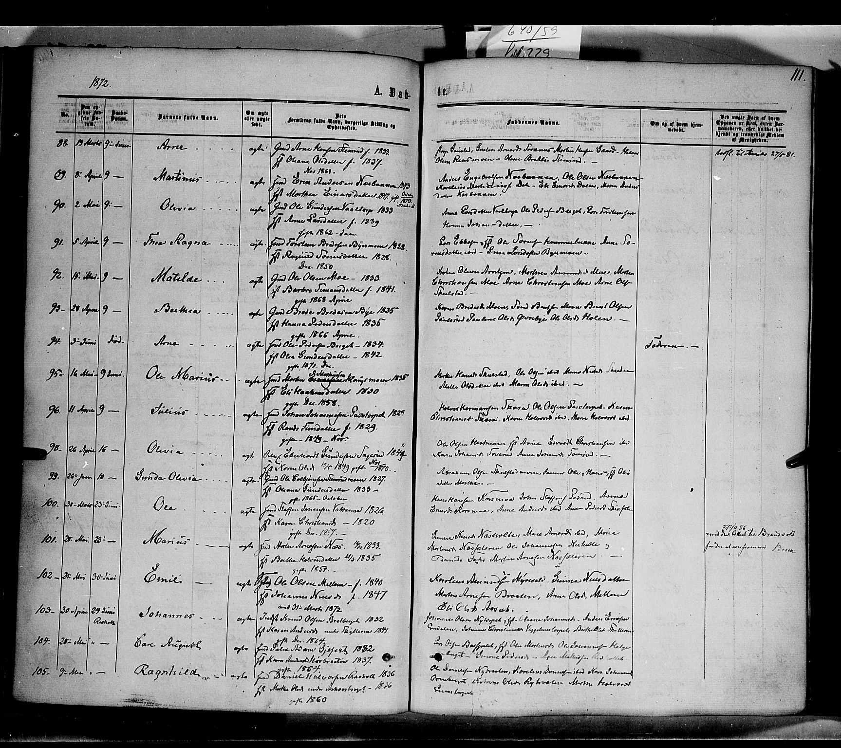 Grue prestekontor, AV/SAH-PREST-036/H/Ha/Haa/L0010: Parish register (official) no. 10, 1864-1873, p. 111