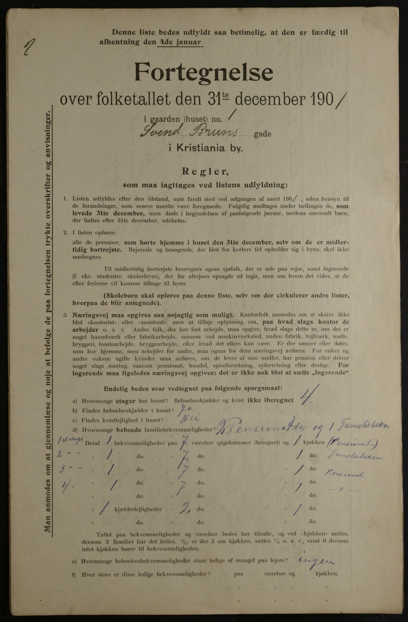 OBA, Municipal Census 1901 for Kristiania, 1901, p. 16137