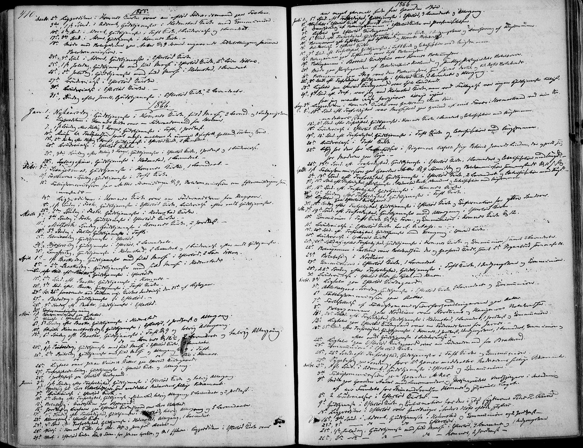 Sandsvær kirkebøker, AV/SAKO-A-244/F/Fa/L0006: Parish register (official) no. I 6, 1857-1868, p. 410