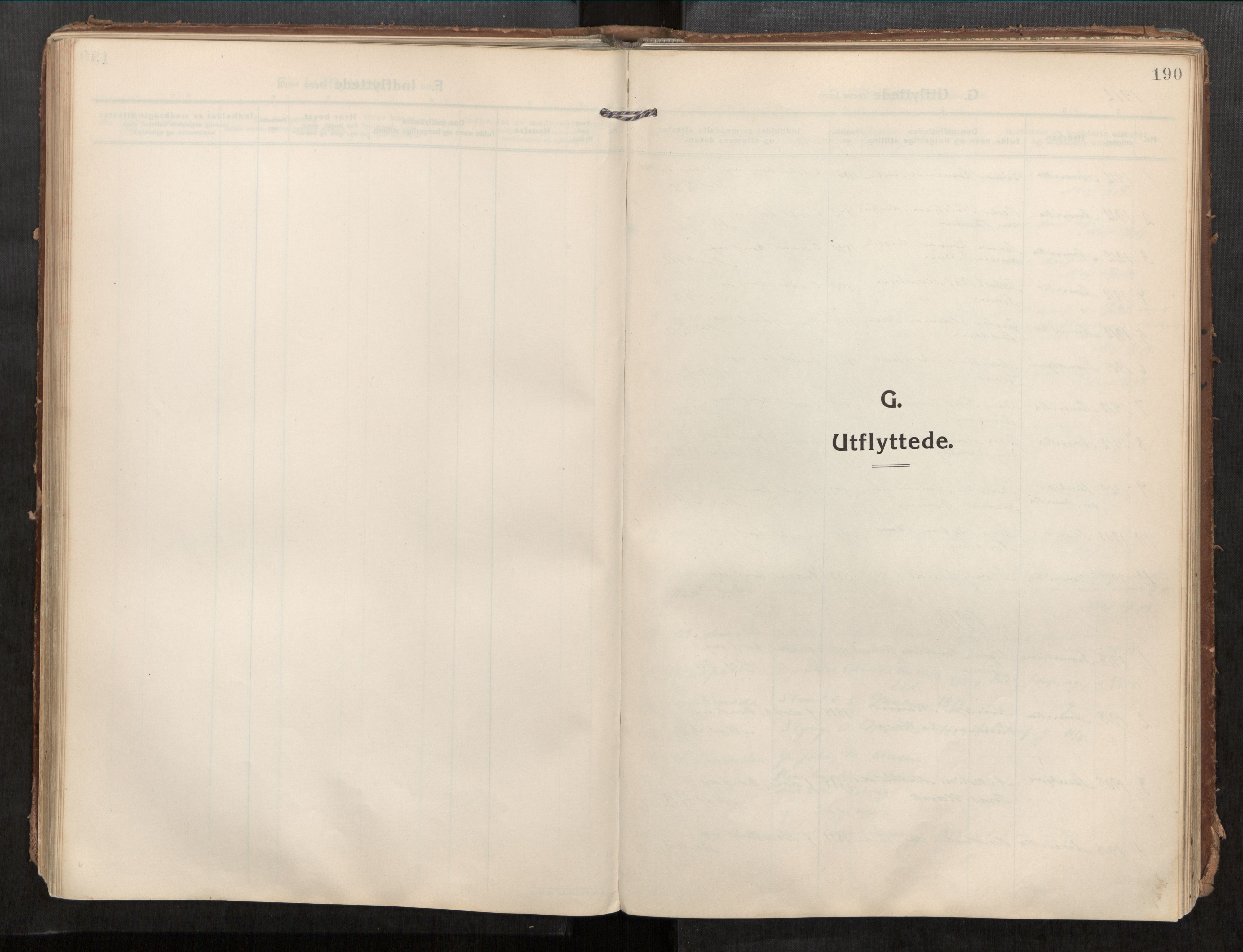 Beitstad sokneprestkontor, SAT/A-1162/I/I1/I1a/L0001: Parish register (official) no. 1, 1912-1927, p. 190
