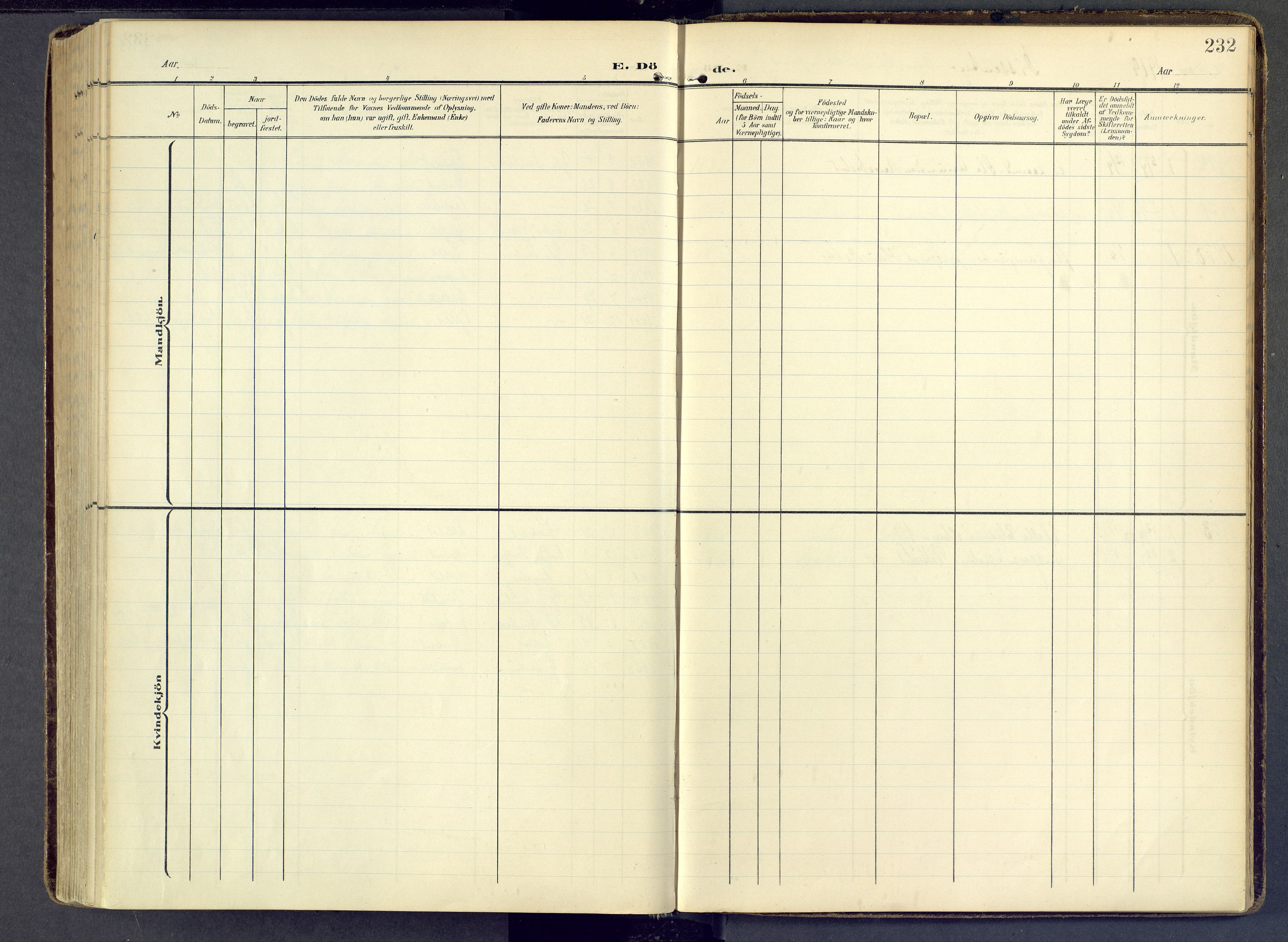 Sandsvær kirkebøker, AV/SAKO-A-244/F/Fb/L0002: Parish register (official) no. II 2, 1906-1956, p. 232