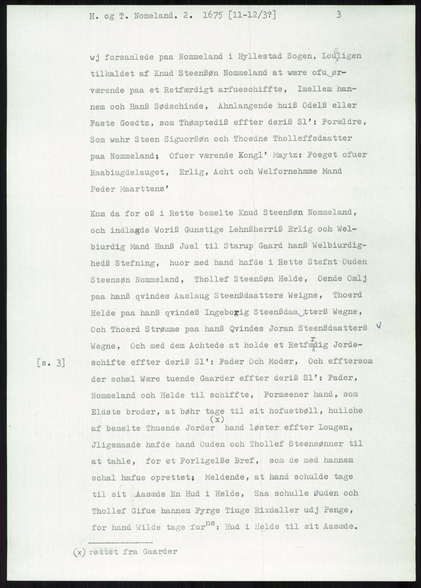 Samlinger til kildeutgivelse, Diplomavskriftsamlingen, AV/RA-EA-4053/H/Ha, p. 3540