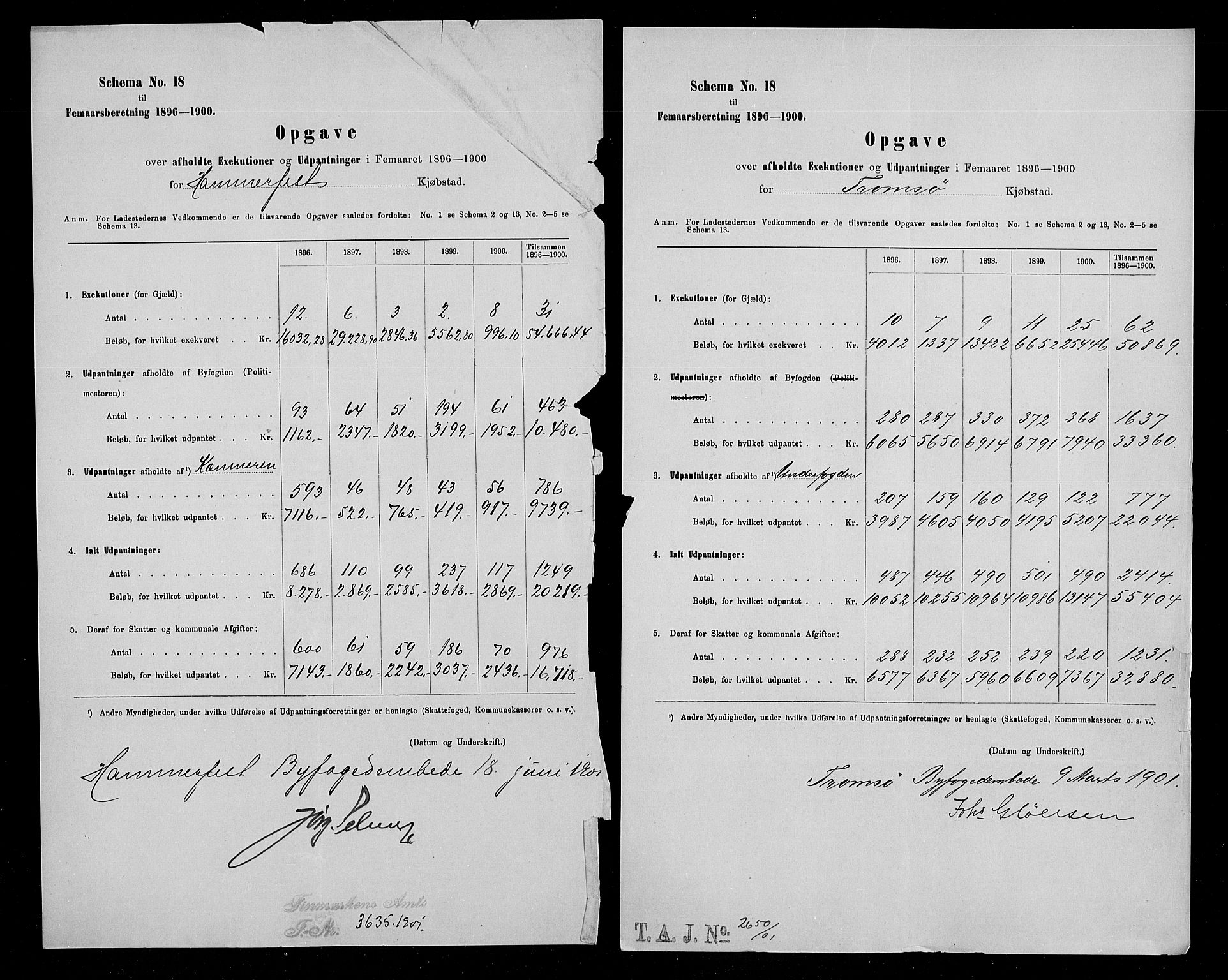 Statistisk sentralbyrå, Næringsøkonomiske emner, Generelt - Amtmennenes femårsberetninger, AV/RA-S-2233/F/Fa/L0096: --, 1896-1900, p. 347