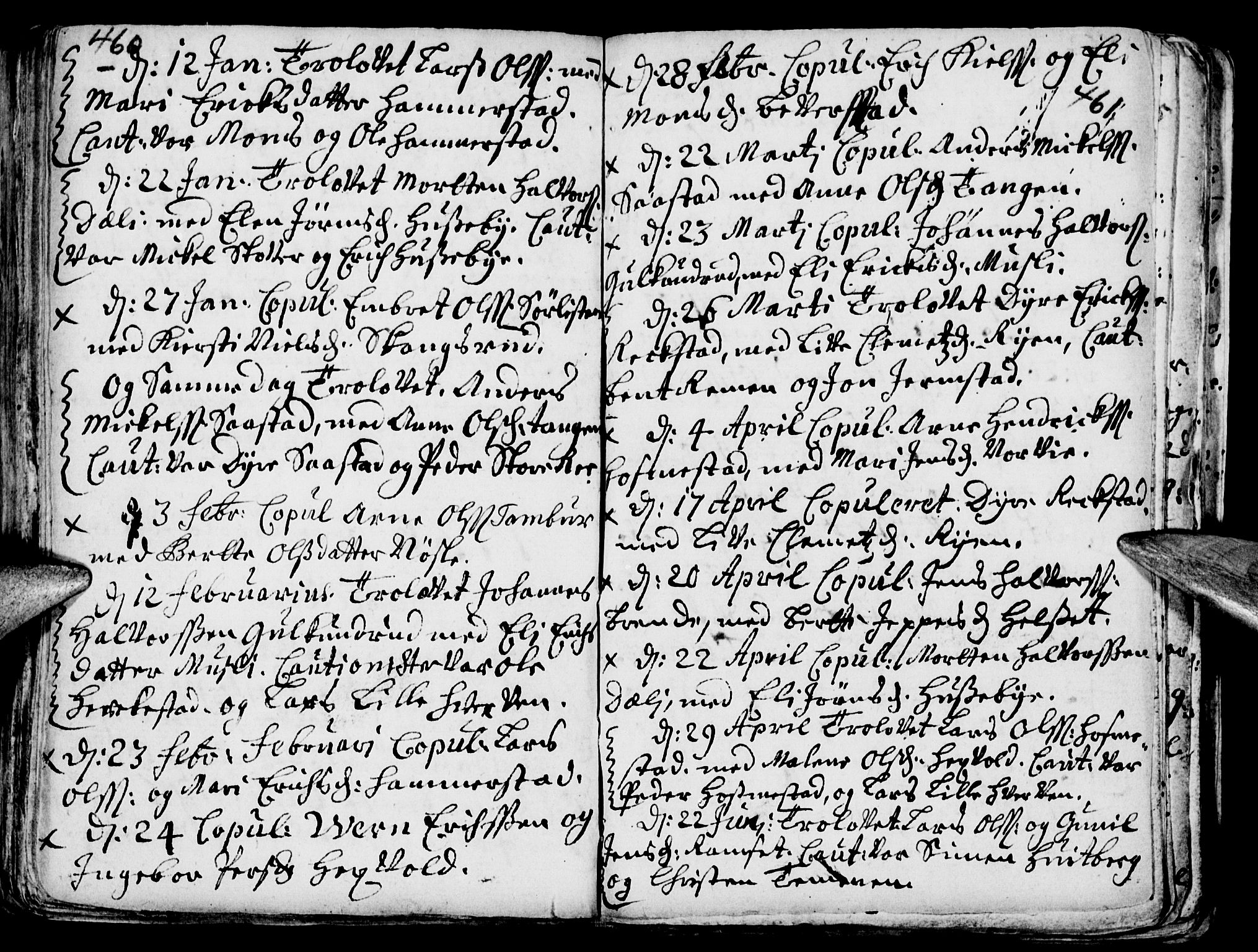 Stange prestekontor, AV/SAH-PREST-002/K/L0002: Parish register (official) no. 2, 1724-1740, p. 460-461