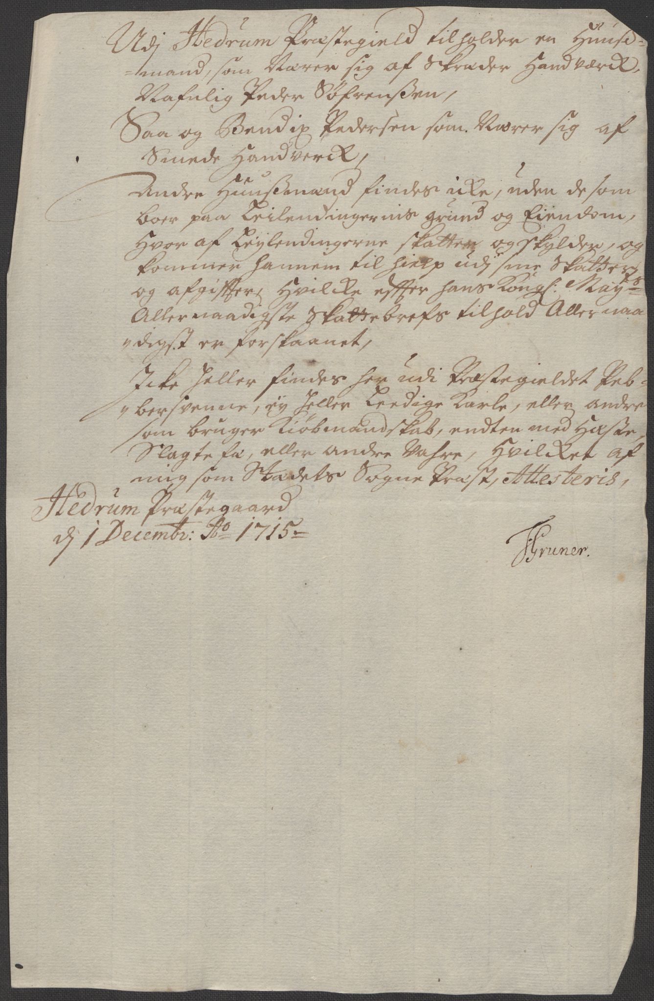 Rentekammeret inntil 1814, Reviderte regnskaper, Fogderegnskap, AV/RA-EA-4092/R33/L1986: Fogderegnskap Larvik grevskap, 1714-1715, p. 449