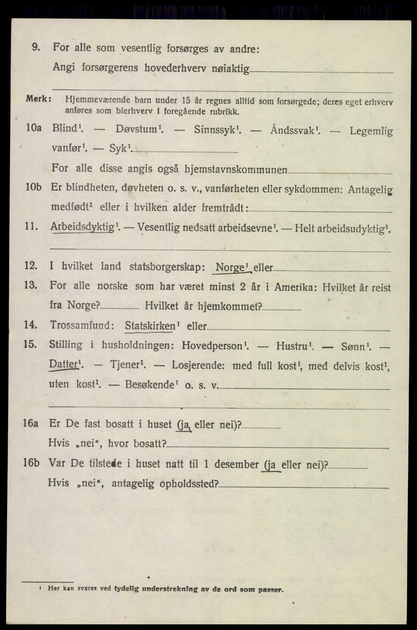 SAH, 1920 census for Vardal, 1920, p. 6472