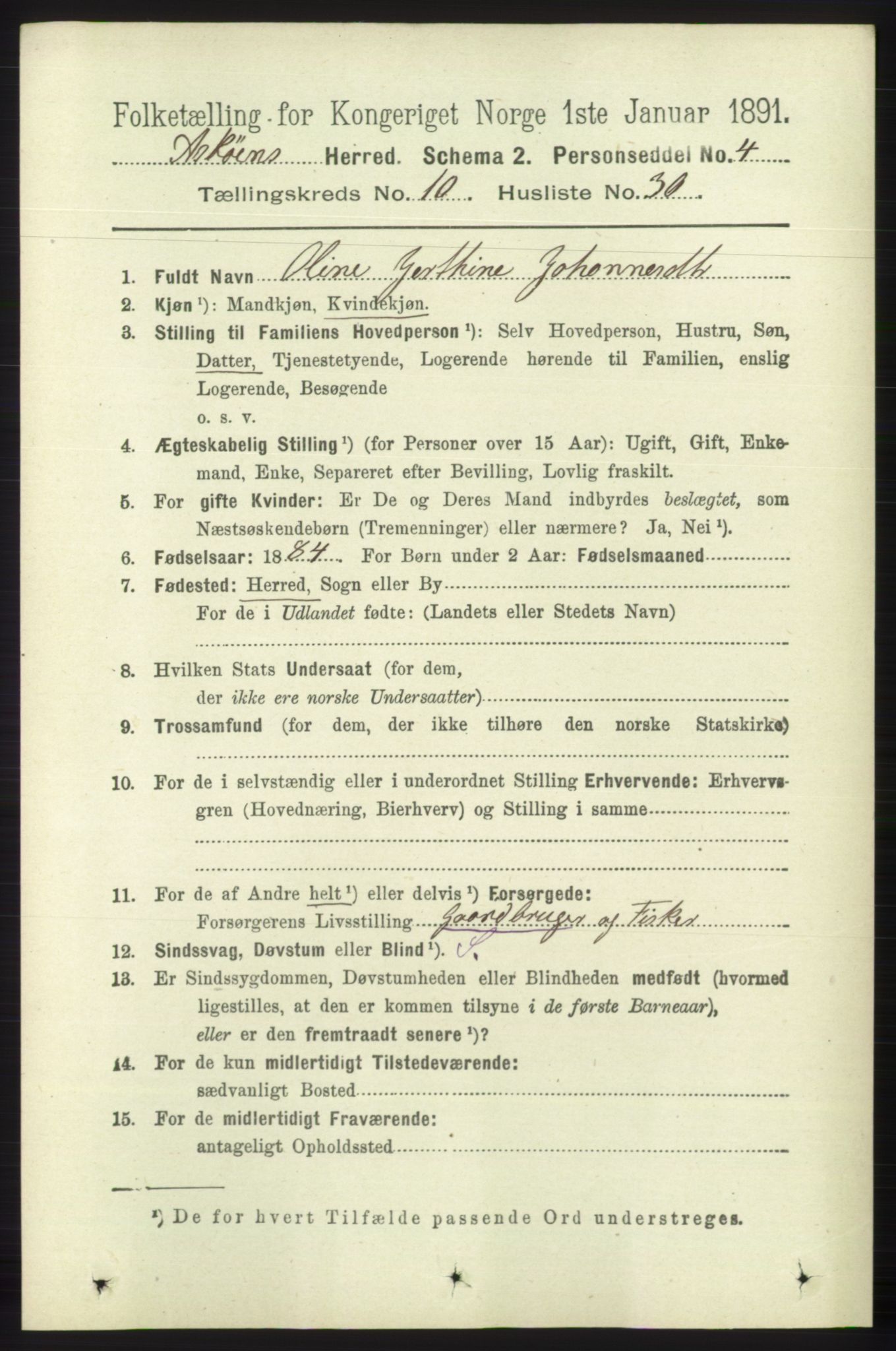 RA, 1891 census for 1247 Askøy, 1891, p. 6584