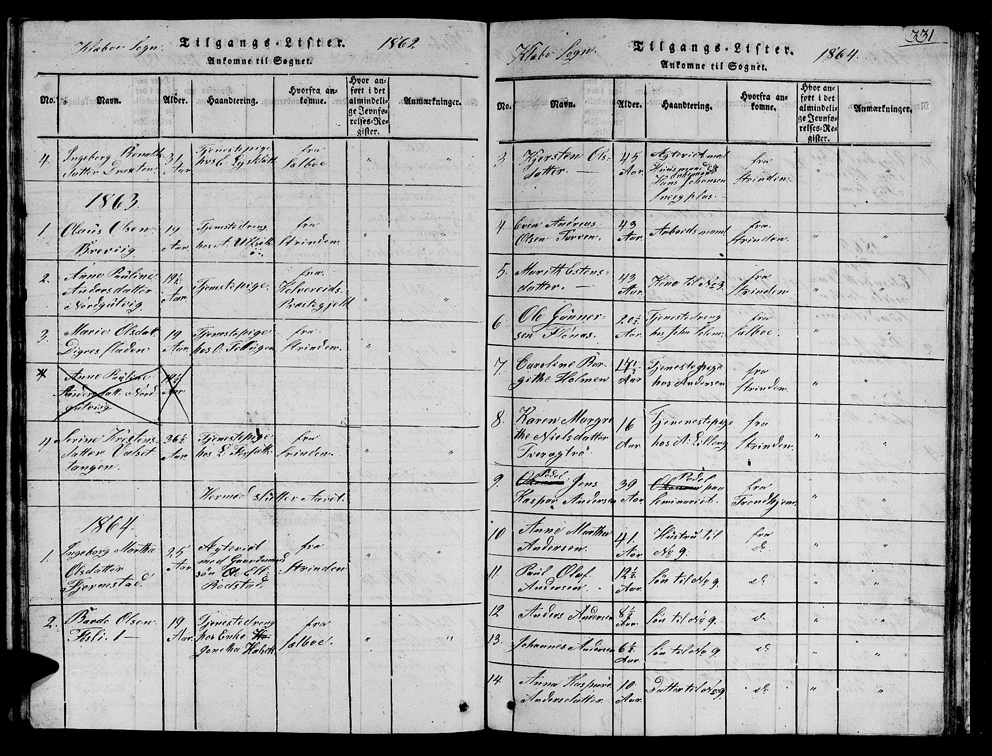 Ministerialprotokoller, klokkerbøker og fødselsregistre - Sør-Trøndelag, SAT/A-1456/618/L0450: Parish register (copy) no. 618C01, 1816-1865, p. 331