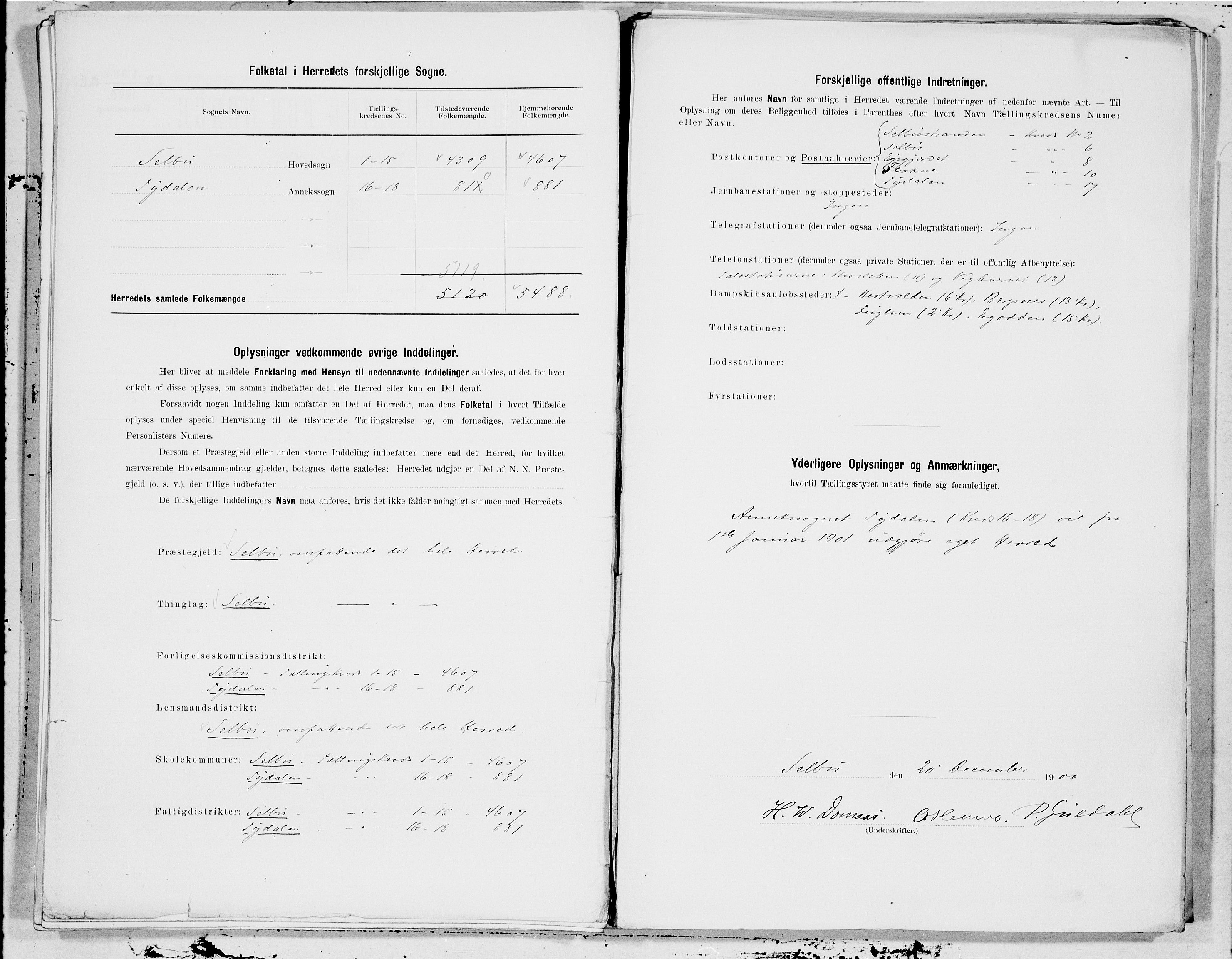 SAT, 1900 census for Selbu, 1900, p. 39