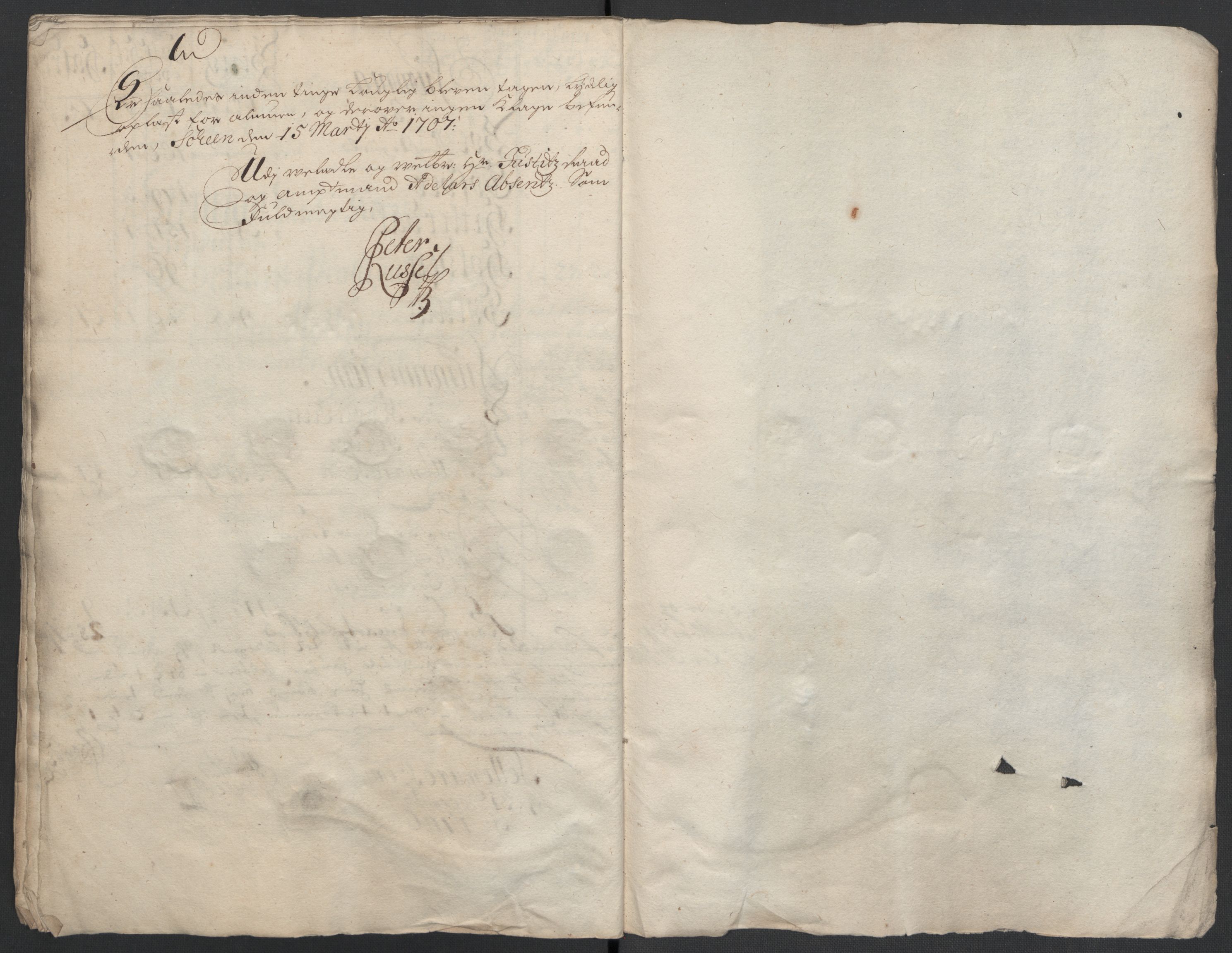 Rentekammeret inntil 1814, Reviderte regnskaper, Fogderegnskap, AV/RA-EA-4092/R36/L2116: Fogderegnskap Øvre og Nedre Telemark og Bamble, 1706-1707, p. 37