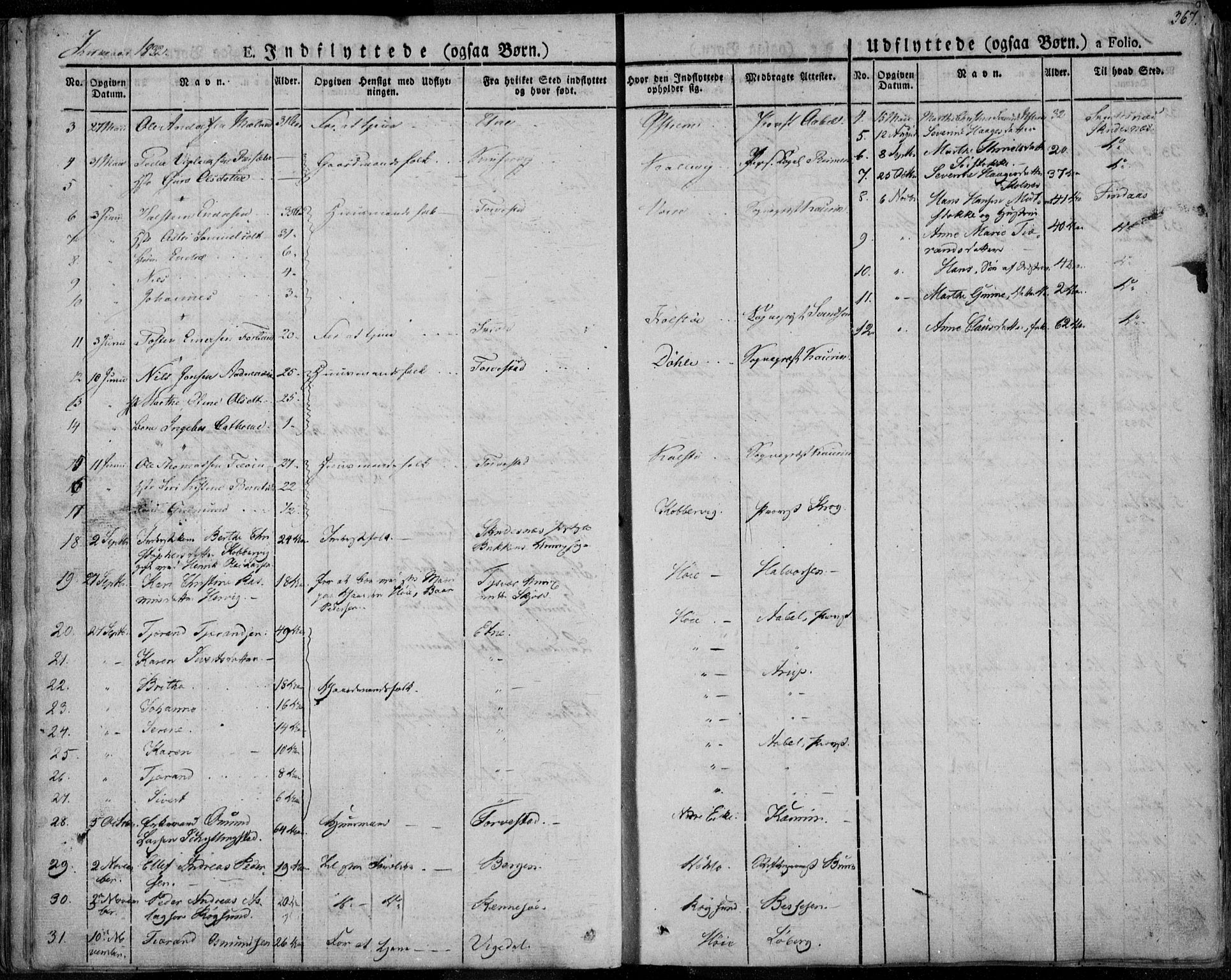 Avaldsnes sokneprestkontor, AV/SAST-A -101851/H/Ha/Haa/L0005: Parish register (official) no. A 5.2, 1825-1841, p. 367