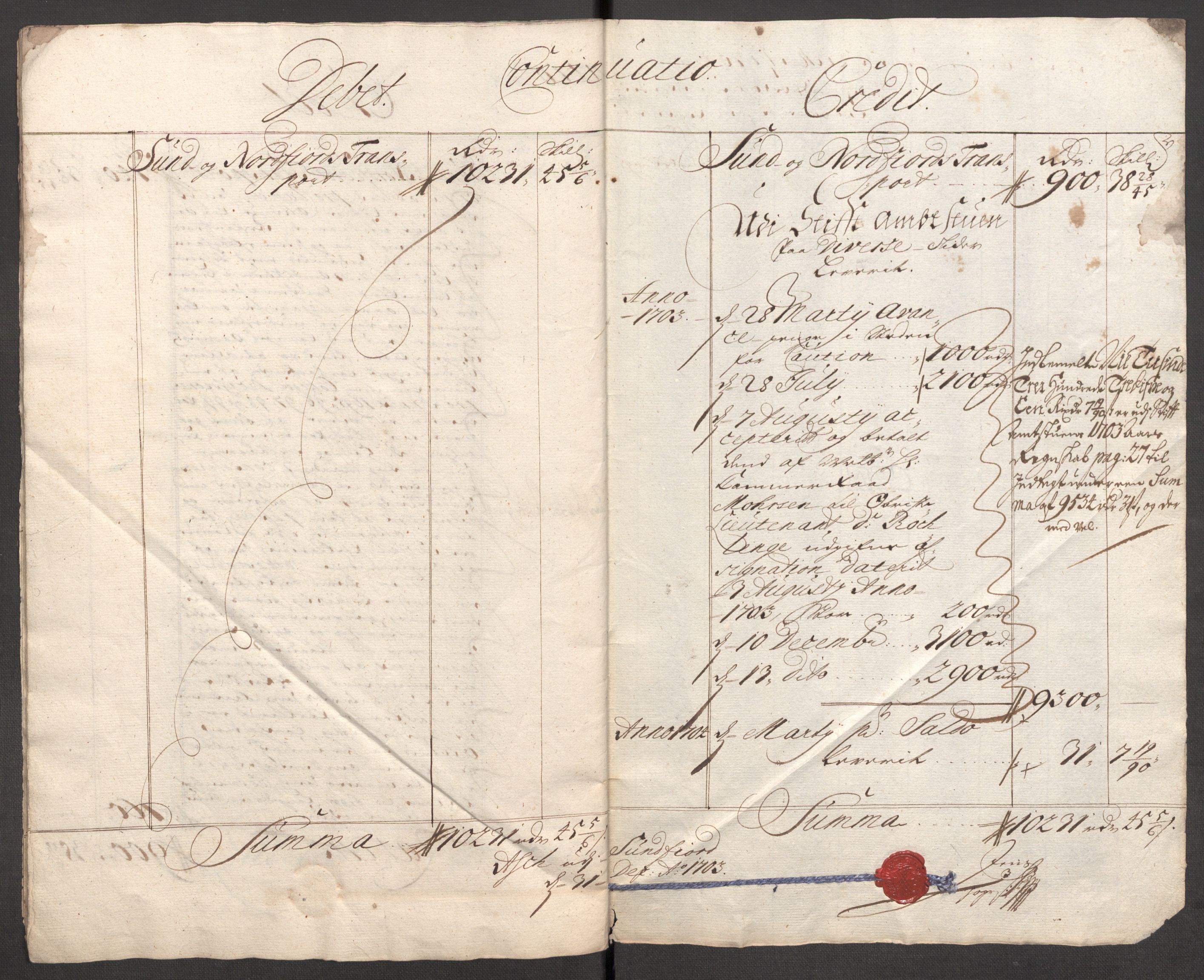 Rentekammeret inntil 1814, Reviderte regnskaper, Fogderegnskap, AV/RA-EA-4092/R53/L3427: Fogderegnskap Sunn- og Nordfjord, 1703, p. 19