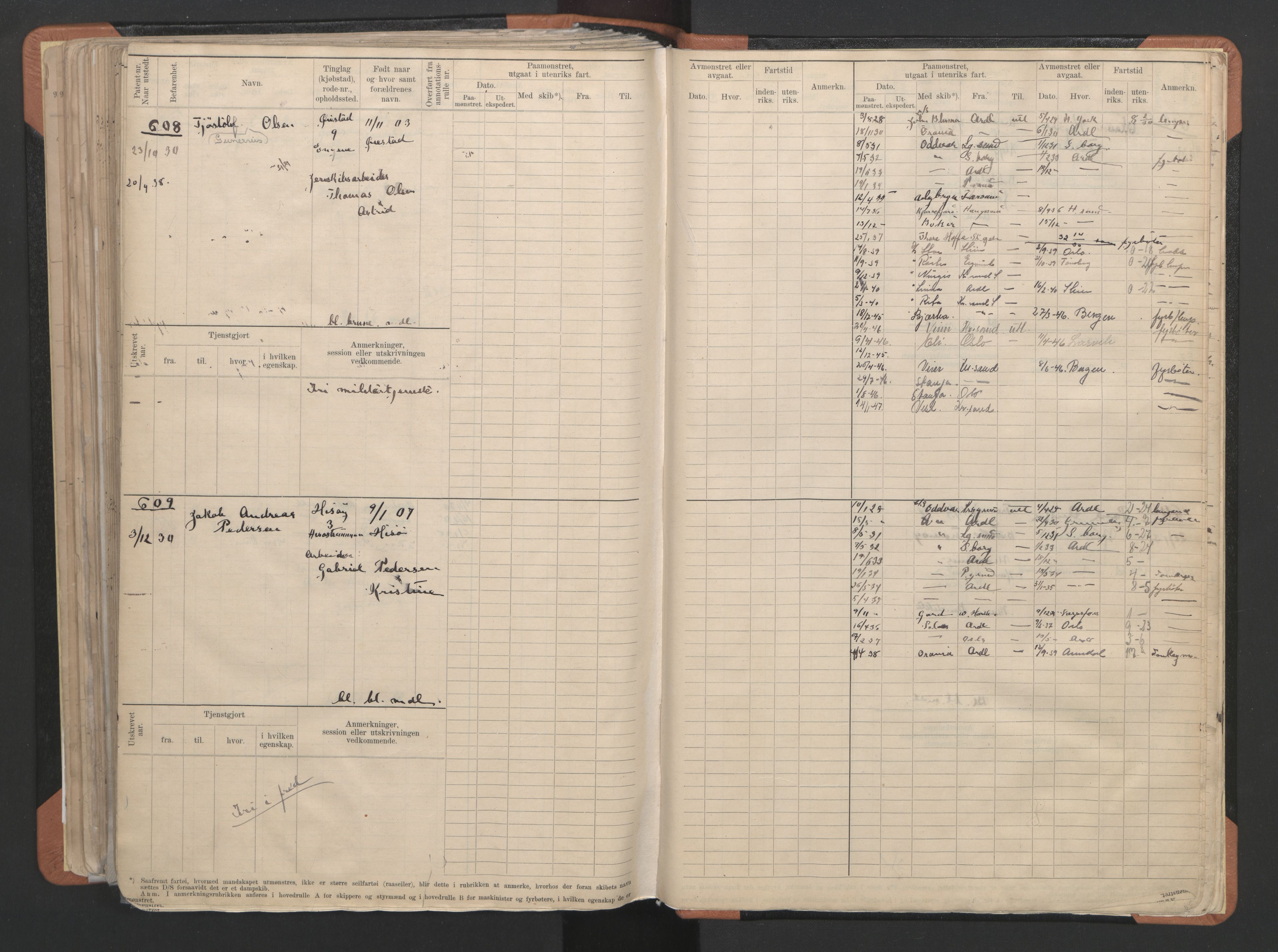 Arendal mønstringskrets, AV/SAK-2031-0012/F/Fb/L0024: Hovedrulle B nr 1-665, S-22, 1886-1933, p. 322