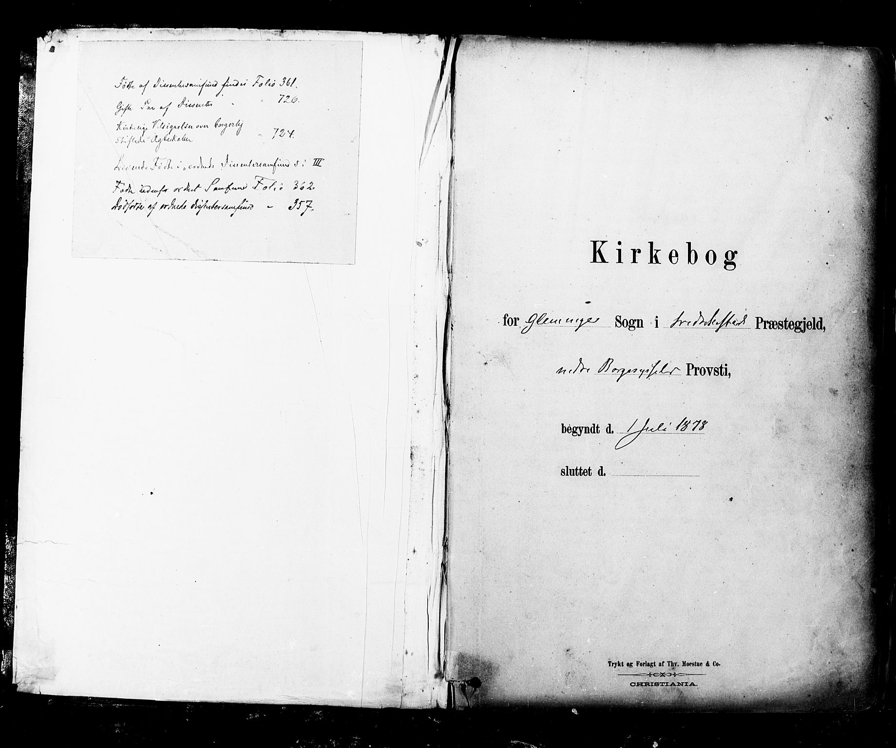 Glemmen prestekontor Kirkebøker, SAO/A-10908/F/Fa/L0011: Parish register (official) no. 11, 1878-1917