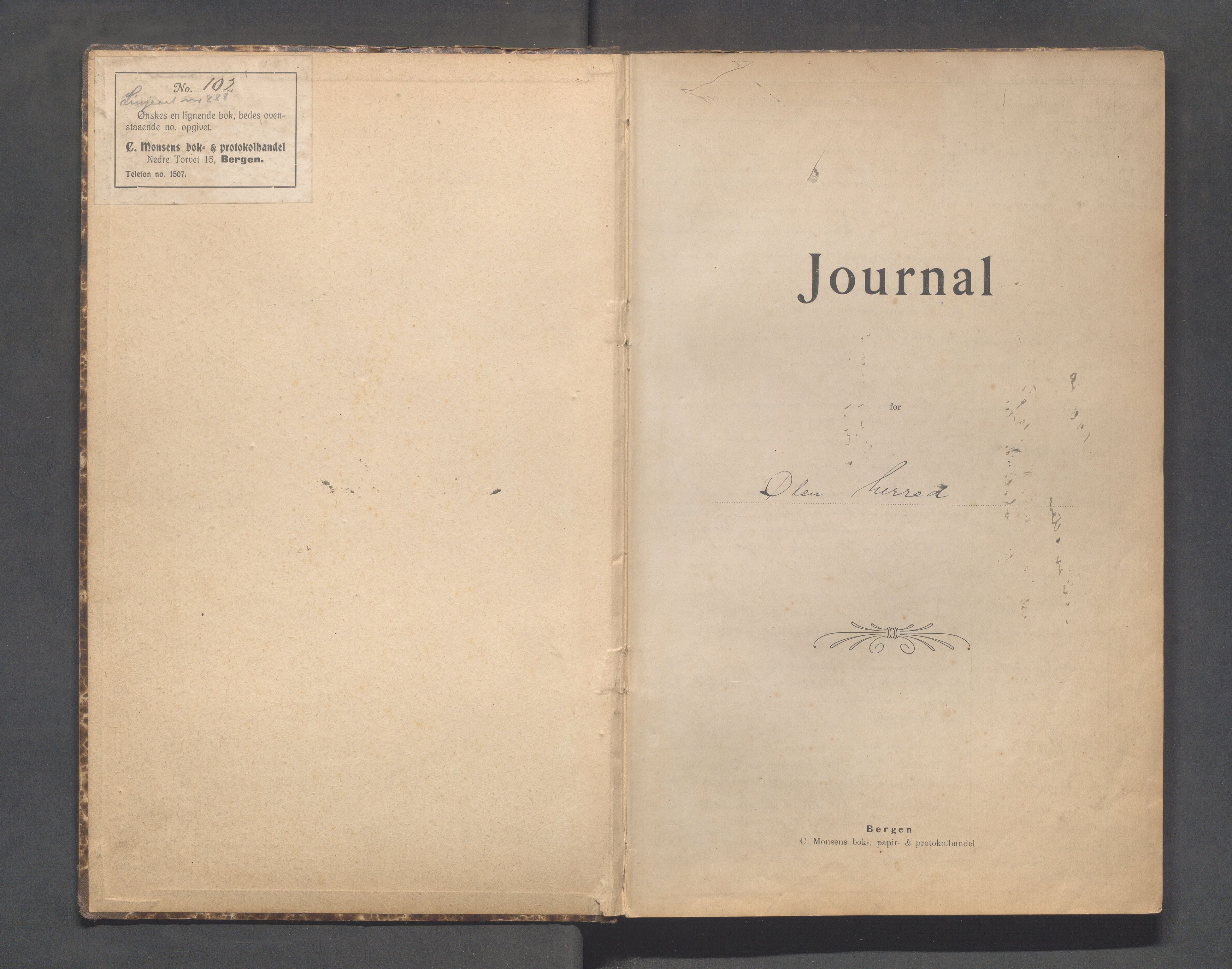 Ølen kommune - Formannskapet/Sentraladministrasjonen, IKAR/K-101034/C/L0001: Journal, 1916-1921