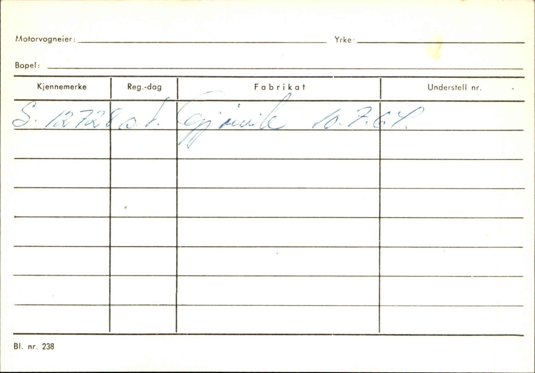 Statens vegvesen, Sogn og Fjordane vegkontor, SAB/A-5301/4/F/L0130: Eigarregister Eid T-Å. Høyanger A-O, 1945-1975, p. 2029