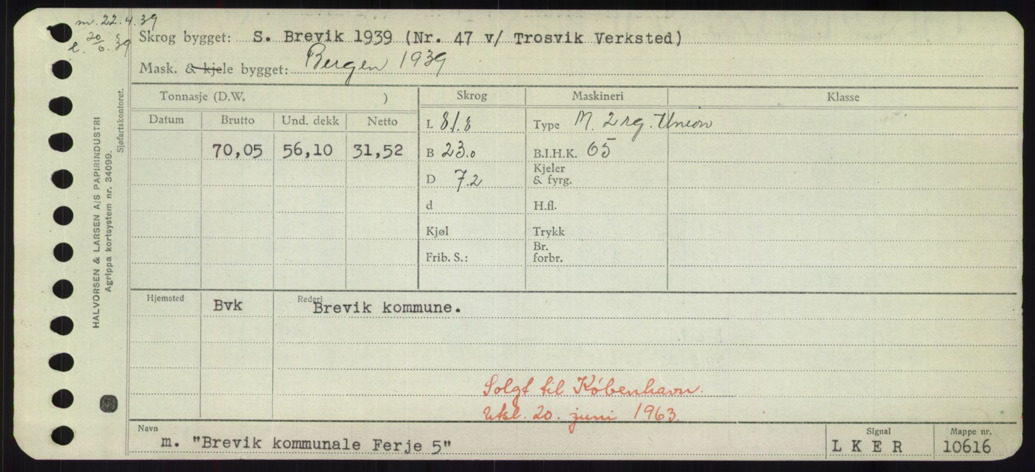 Sjøfartsdirektoratet med forløpere, Skipsmålingen, RA/S-1627/H/Hd/L0005: Fartøy, Br-Byg, p. 249