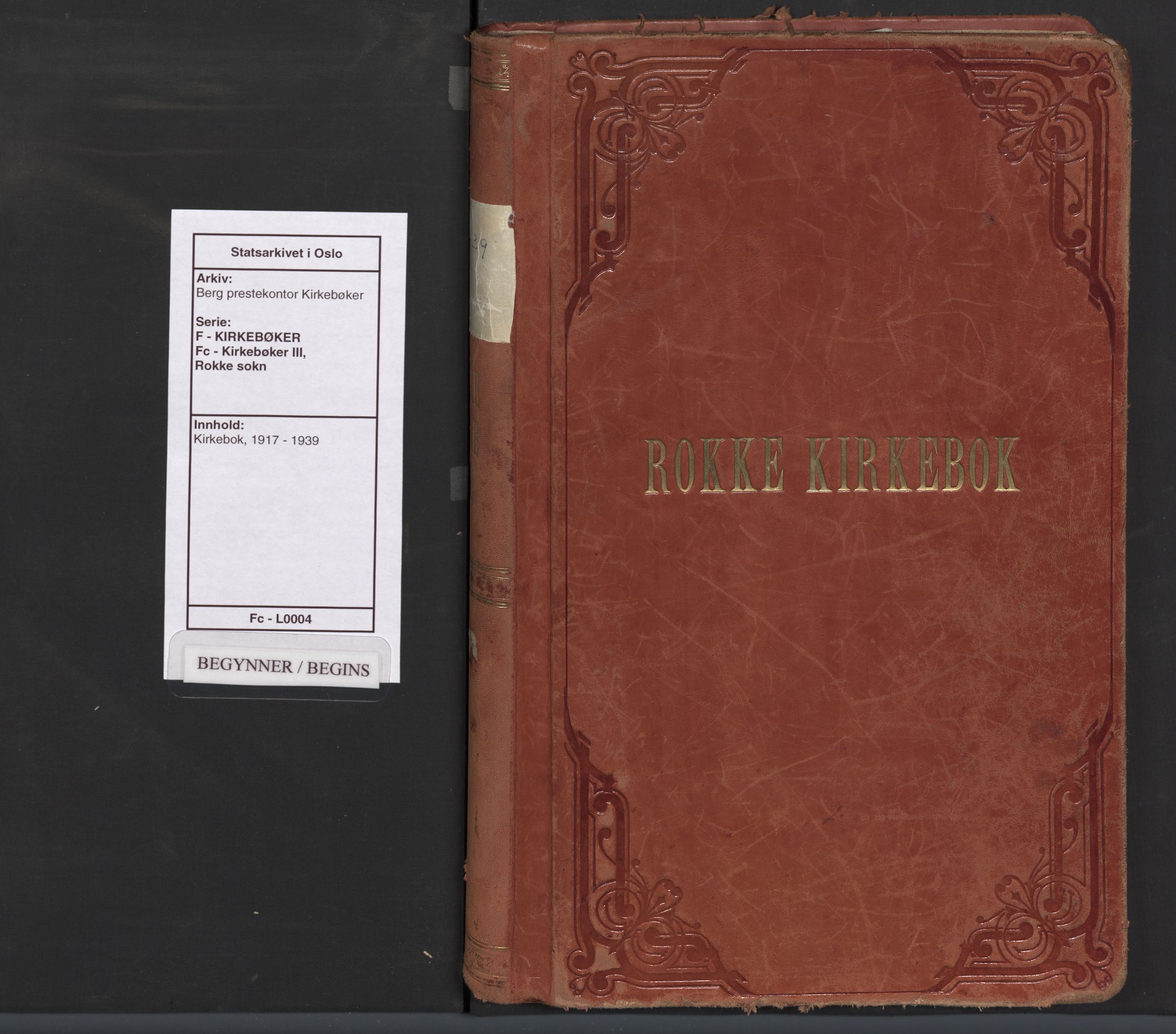 Berg prestekontor Kirkebøker, SAO/A-10902/F/Fc/L0004: Parish register (official) no. III 4, 1917-1939