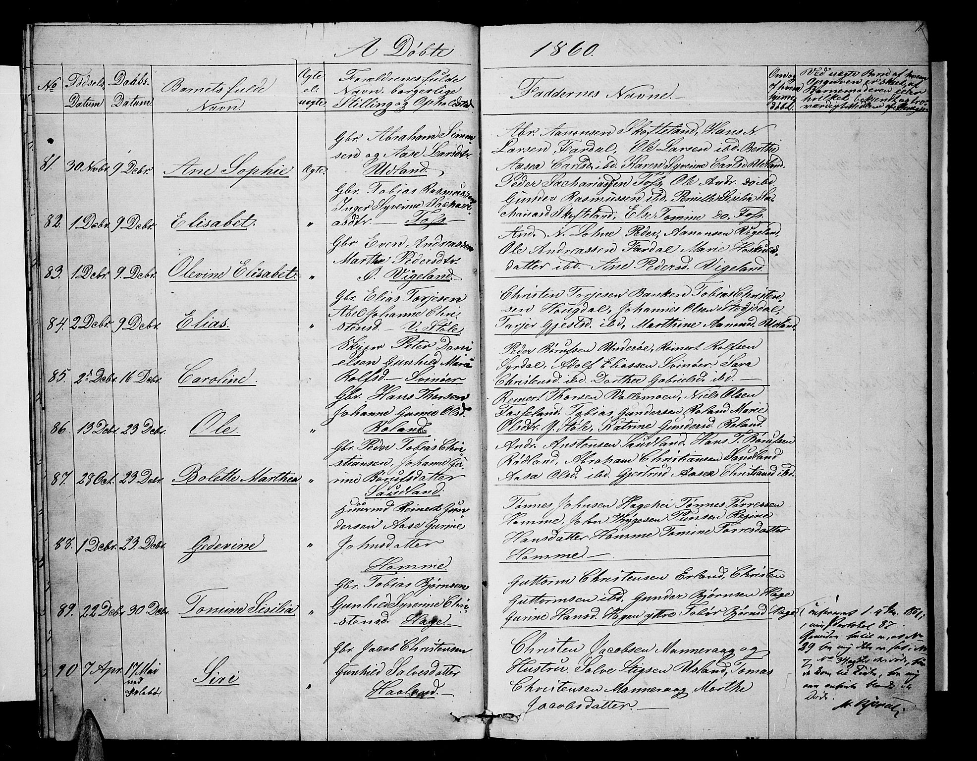 Sør-Audnedal sokneprestkontor, AV/SAK-1111-0039/F/Fb/Fbb/L0003: Parish register (copy) no. B 3, 1859-1868, p. 11