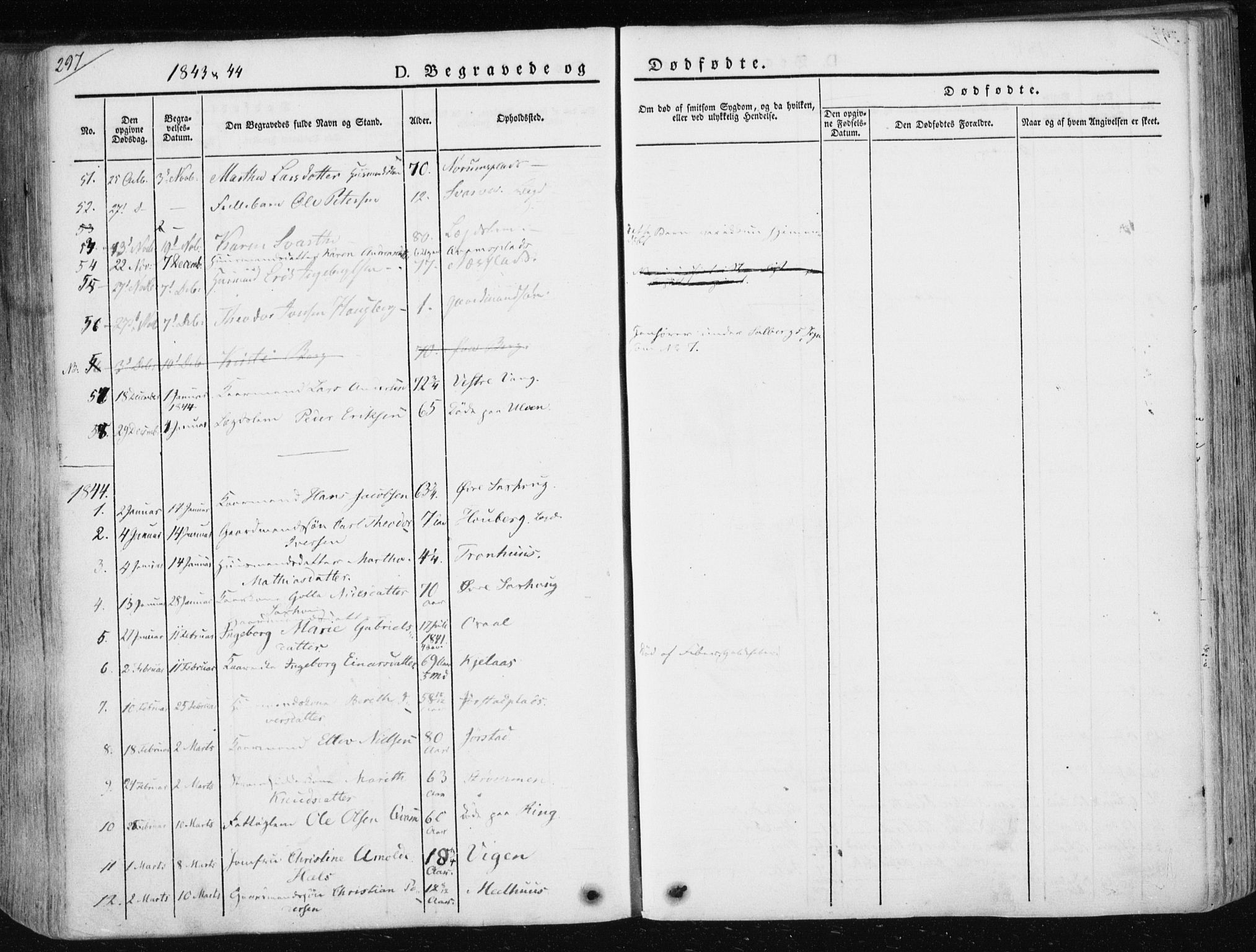 Ministerialprotokoller, klokkerbøker og fødselsregistre - Nord-Trøndelag, SAT/A-1458/730/L0280: Parish register (official) no. 730A07 /1, 1840-1854, p. 297