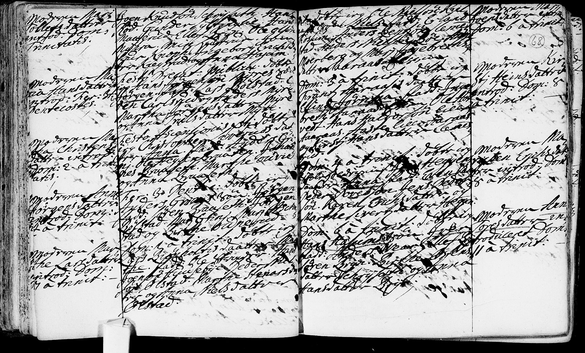 Røyken kirkebøker, AV/SAKO-A-241/F/Fa/L0002: Parish register (official) no. 2, 1731-1782, p. 68