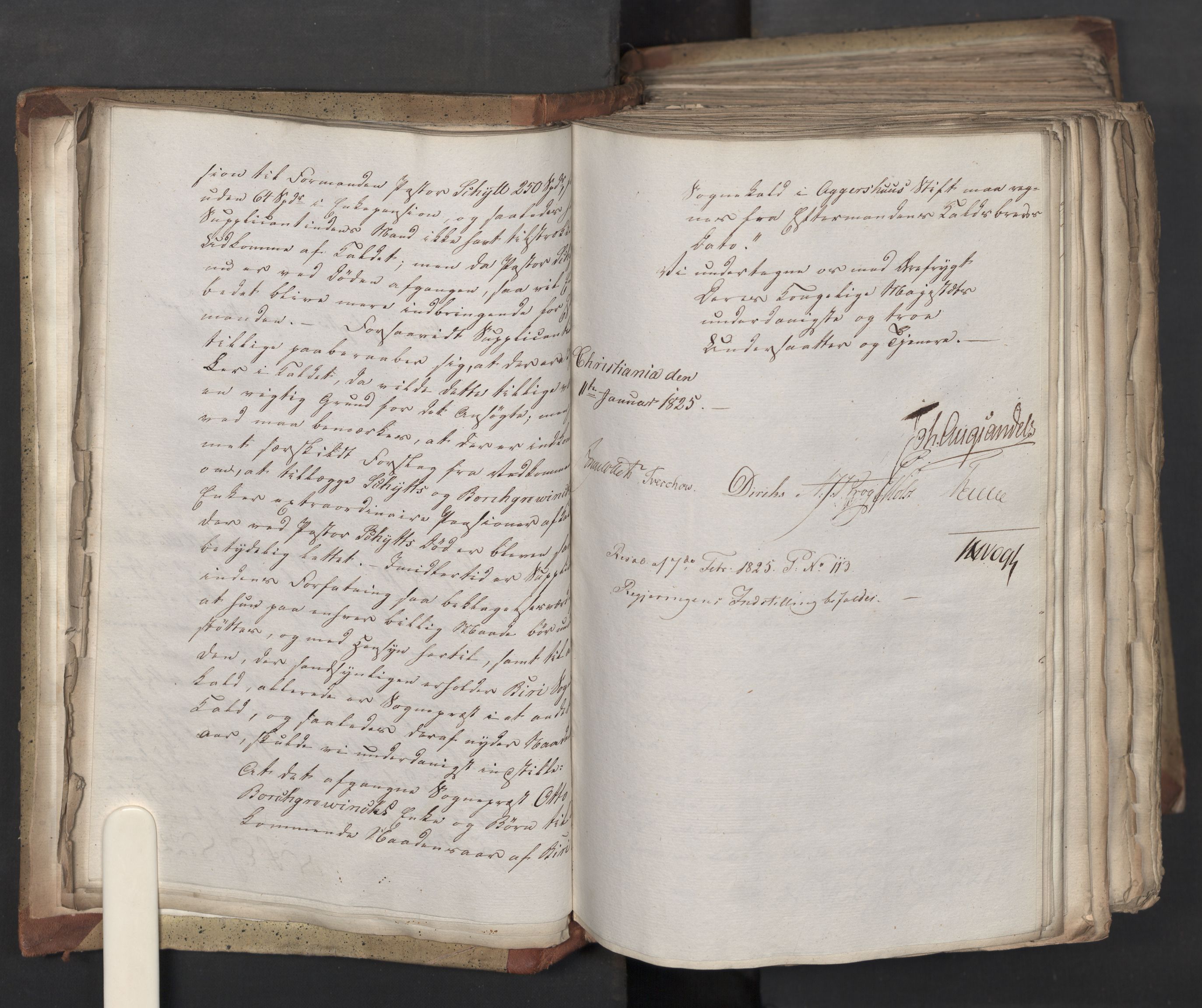Statsrådsavdelingen i Stockholm, AV/RA-S-1003/D/Da/L0041: Regjeringsinnstillinger nr. 2204-2466, 1825, p. 38