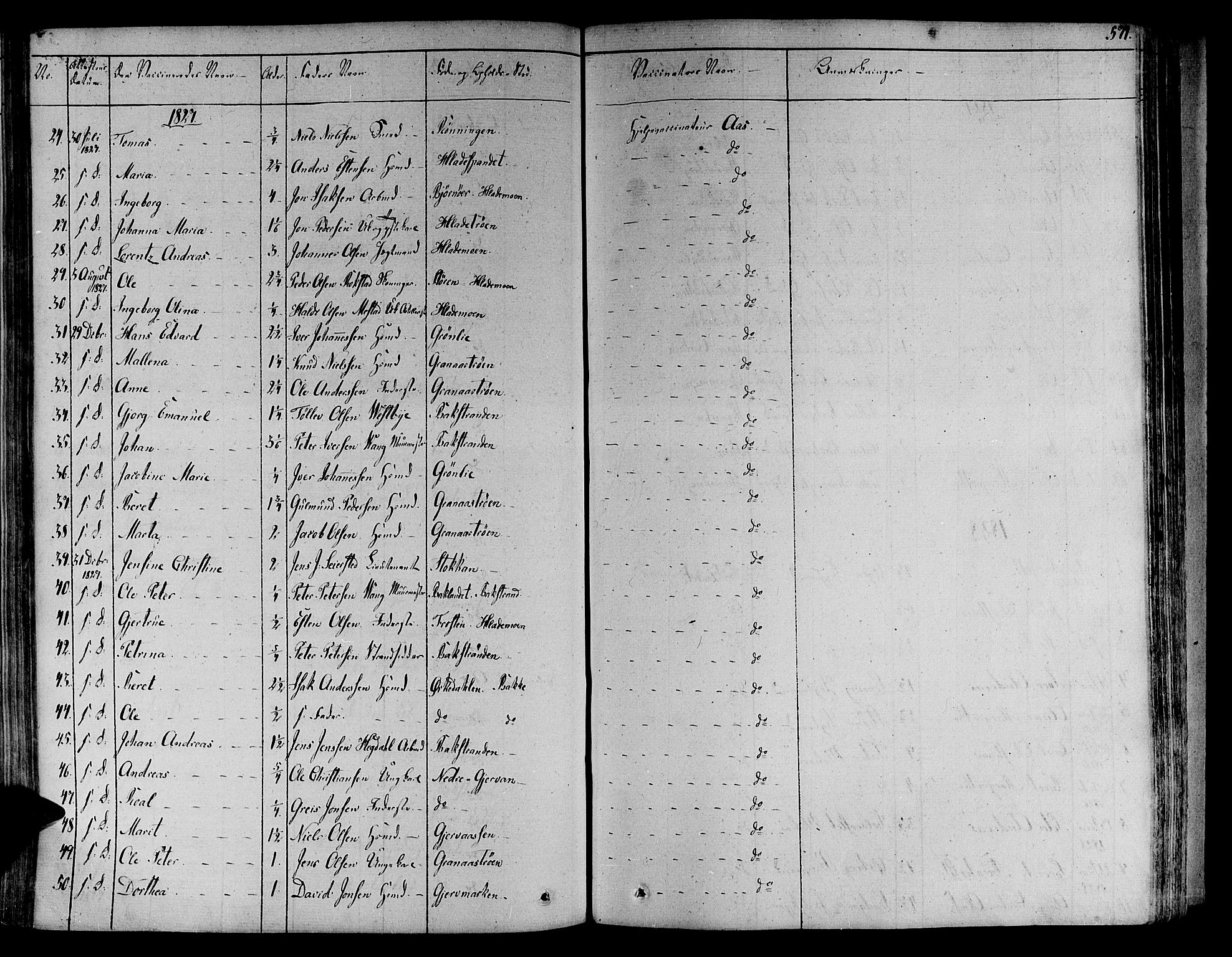 Ministerialprotokoller, klokkerbøker og fødselsregistre - Sør-Trøndelag, SAT/A-1456/606/L0286: Parish register (official) no. 606A04 /1, 1823-1840, p. 571