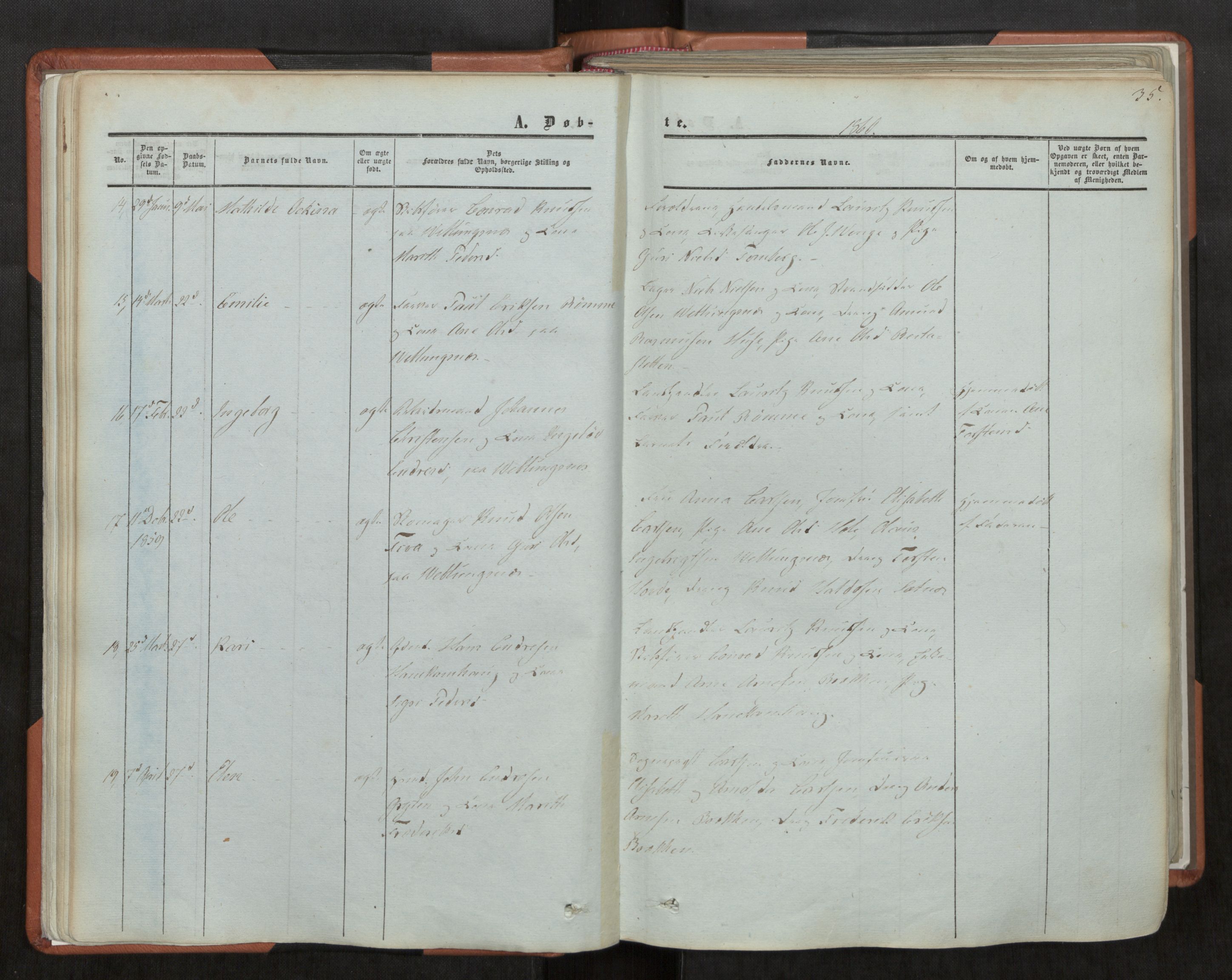 Ministerialprotokoller, klokkerbøker og fødselsregistre - Møre og Romsdal, AV/SAT-A-1454/544/L0572: Parish register (official) no. 544A05, 1854-1886, p. 35