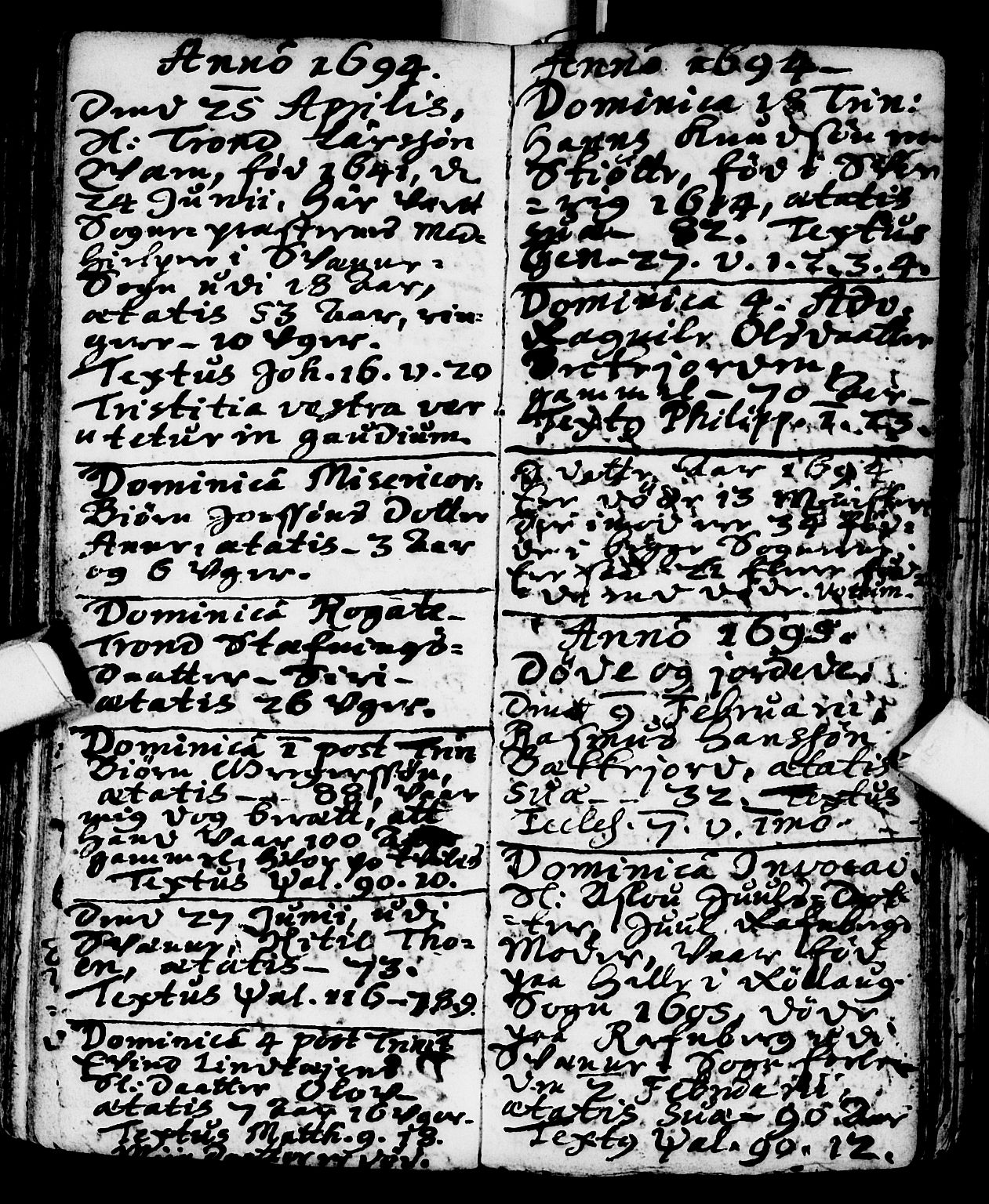 Flesberg kirkebøker, AV/SAKO-A-18/F/Fa/L0001: Parish register (official) no. I 1, 1688-1725