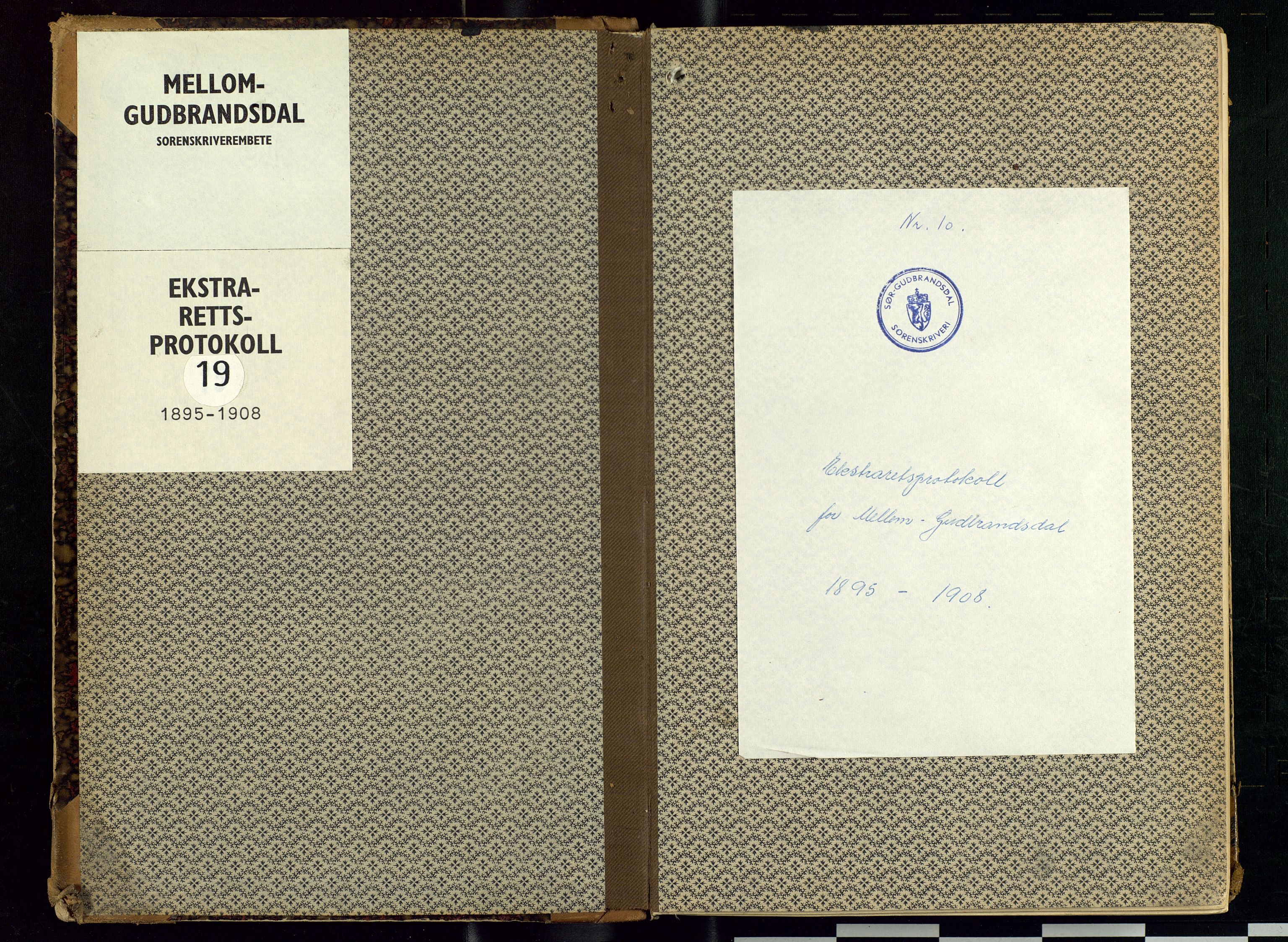 Mellom-Gudbrandsdal sorenskriveri, SAH/TING-038/G/Gc/Gca/L0019: Ekstrarettsprotokoll, 1895-1908