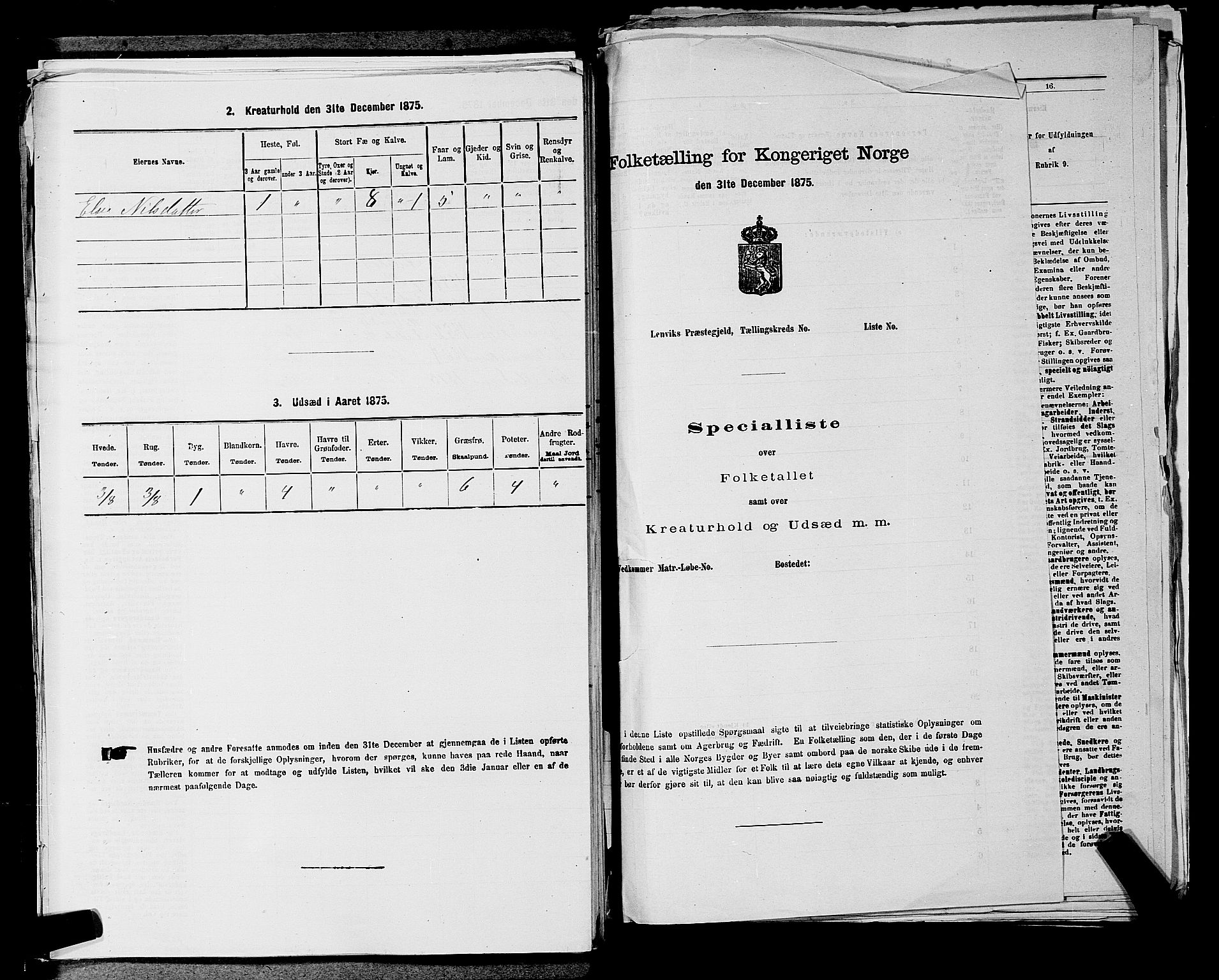 SAKO, 1875 census for 0719P Andebu, 1875, p. 406