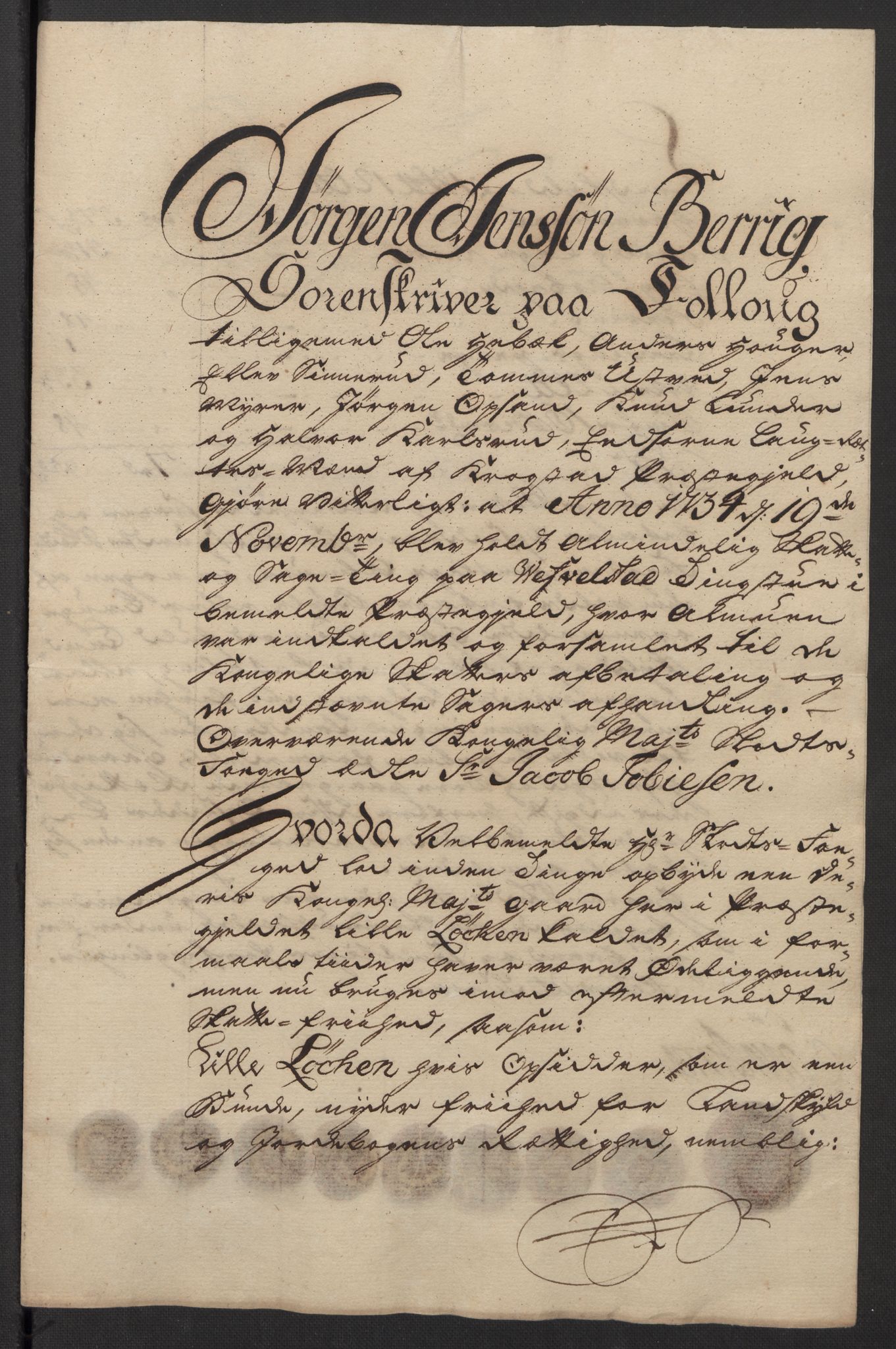 Rentekammeret inntil 1814, Reviderte regnskaper, Fogderegnskap, AV/RA-EA-4092/R10/L0473: Fogderegnskap Aker og Follo, 1734, p. 228