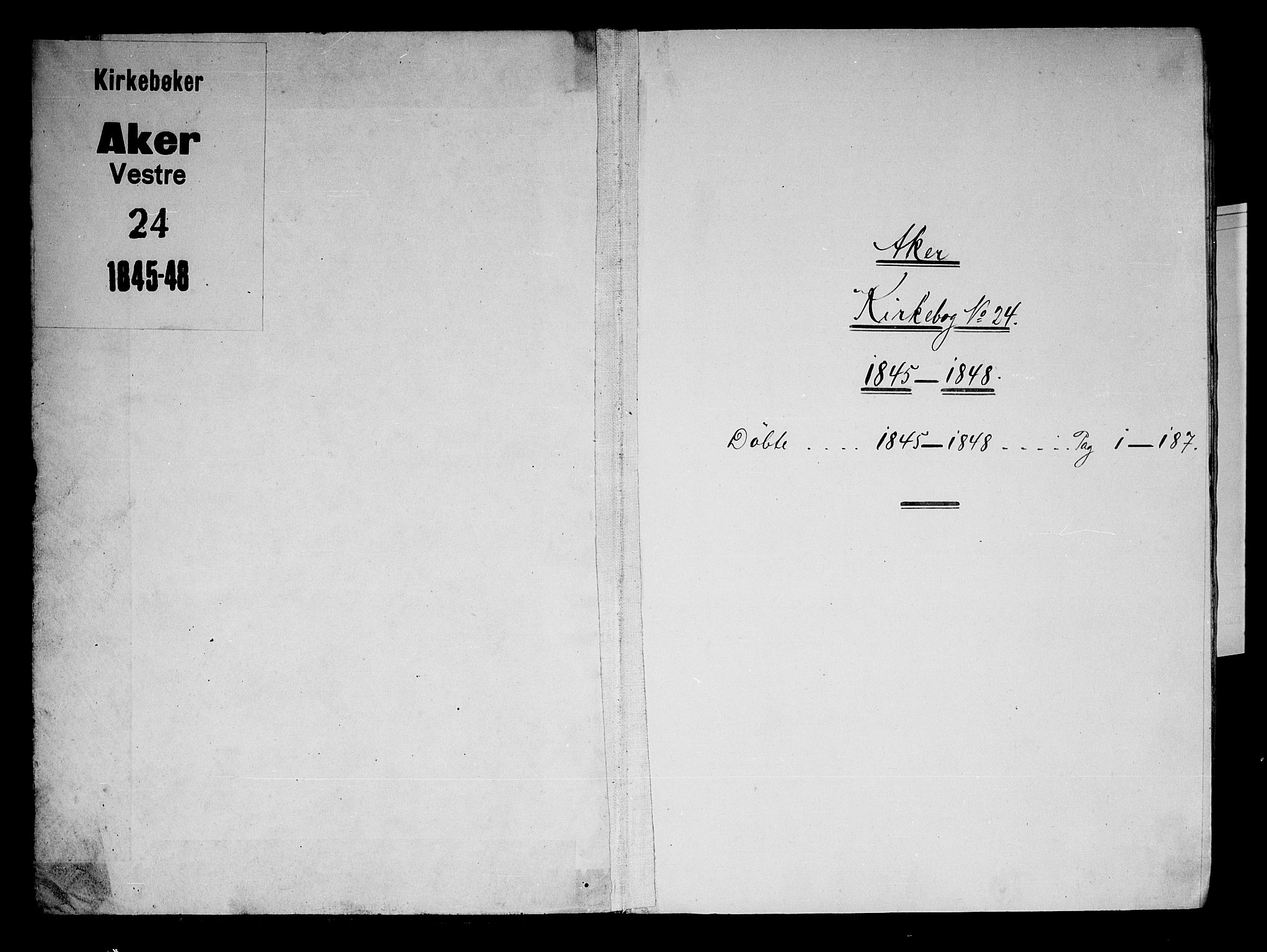 Aker prestekontor kirkebøker, SAO/A-10861/G/L0008: Parish register (copy) no. 8, 1845-1848