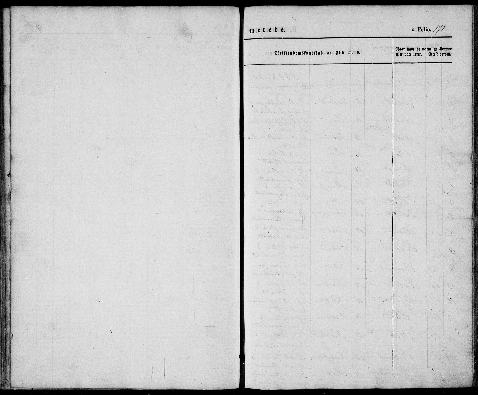 Vinje kirkebøker, SAKO/A-312/F/Fa/L0004: Parish register (official) no. I 4, 1843-1869, p. 171