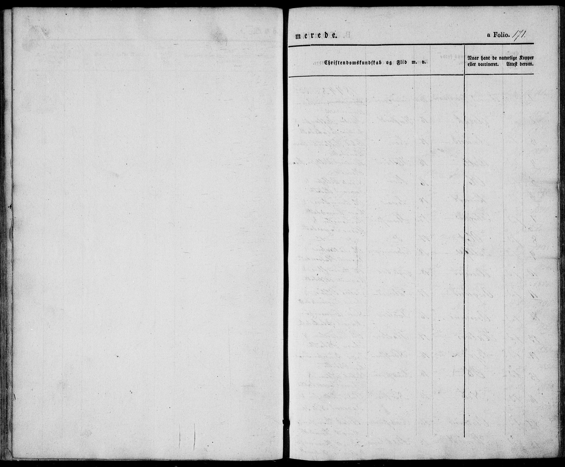 Vinje kirkebøker, AV/SAKO-A-312/F/Fa/L0004: Parish register (official) no. I 4, 1843-1869, p. 171