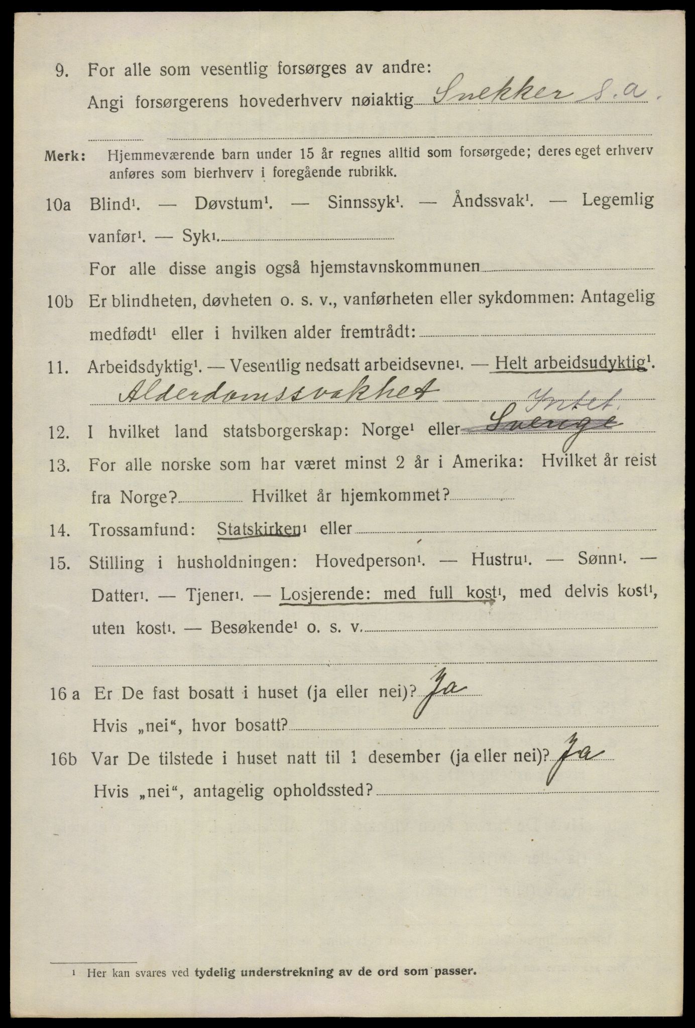 SAO, 1920 census for Skedsmo, 1920, p. 10524