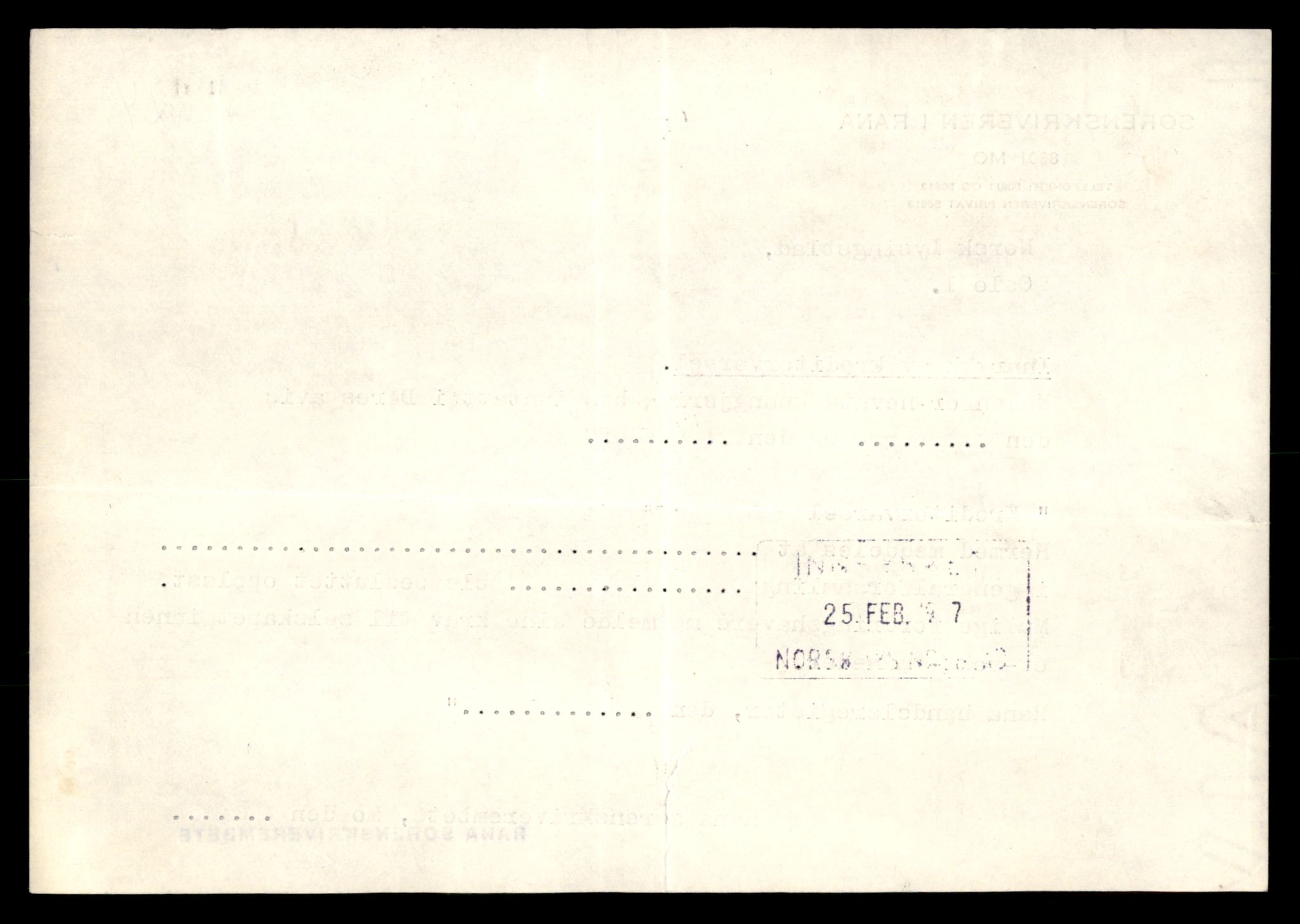 Rana sorenskriveri , AV/SAT-A-1108/2/J/Jd/Jdb/L0014: Bilag. Aksjeselskap R - S, 1927-1988, p. 12