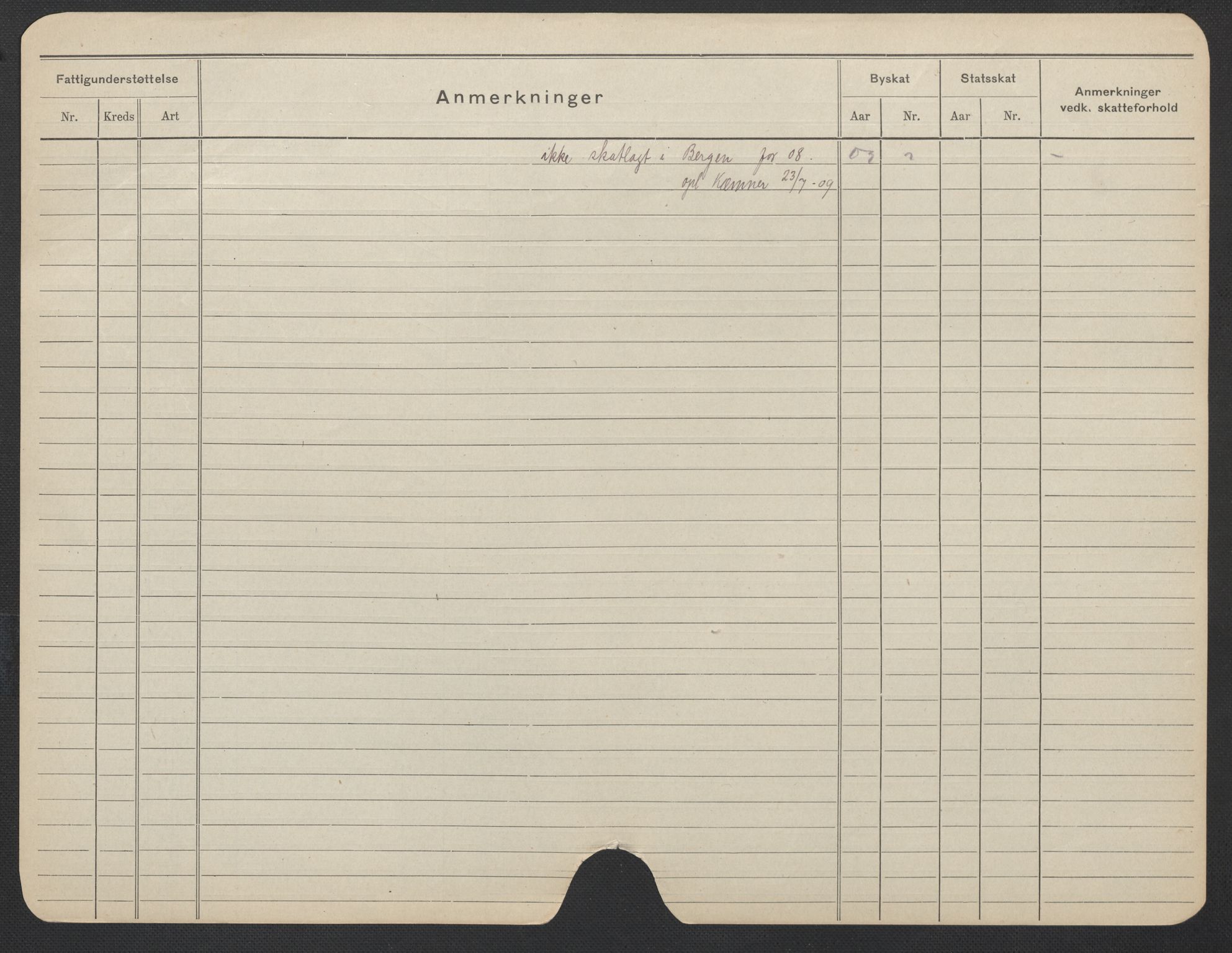 Oslo folkeregister, Registerkort, SAO/A-11715/F/Fa/Fac/L0019: Kvinner, 1906-1914, p. 1177b
