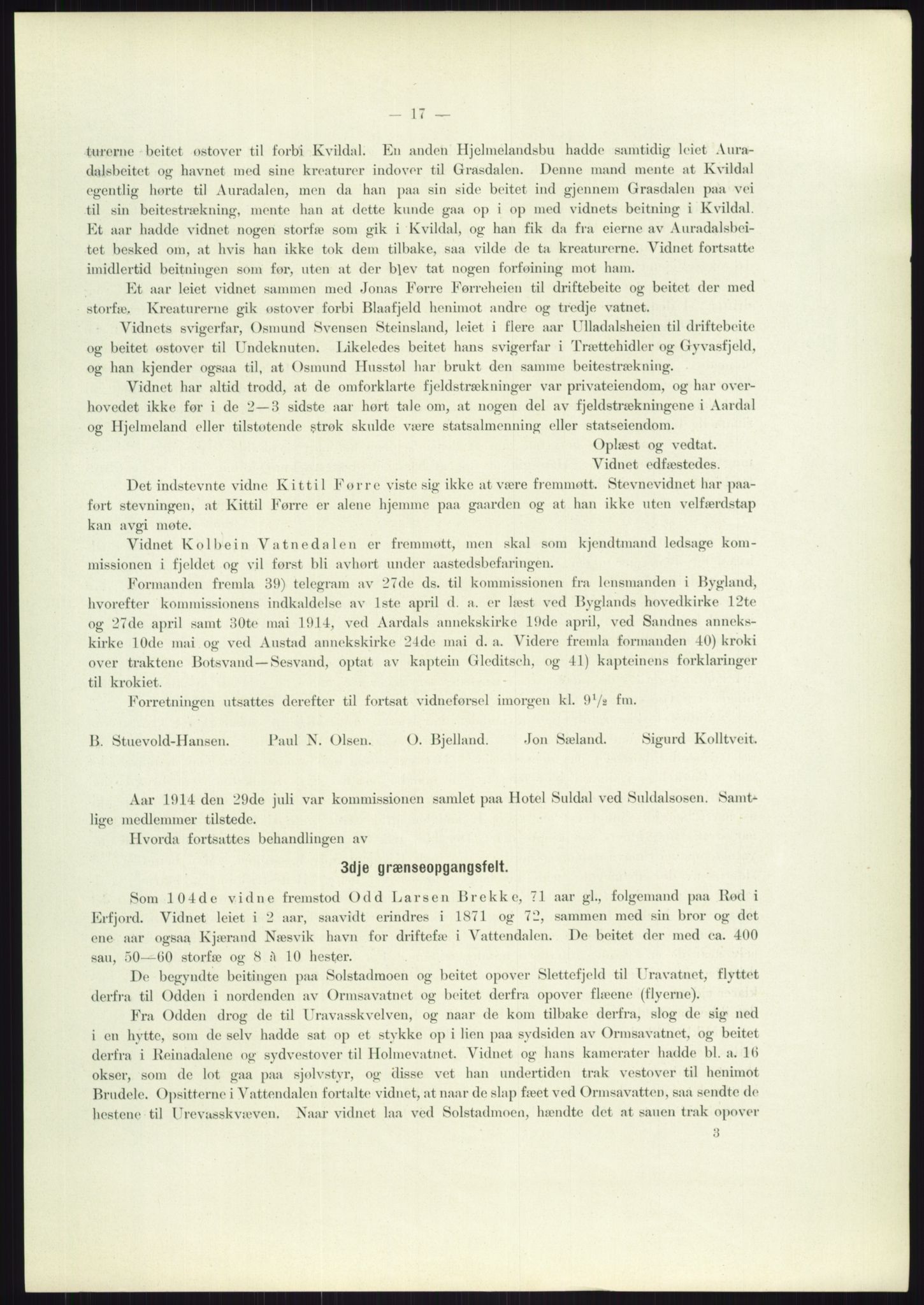 Høyfjellskommisjonen, AV/RA-S-1546/X/Xa/L0001: Nr. 1-33, 1909-1953, p. 1243