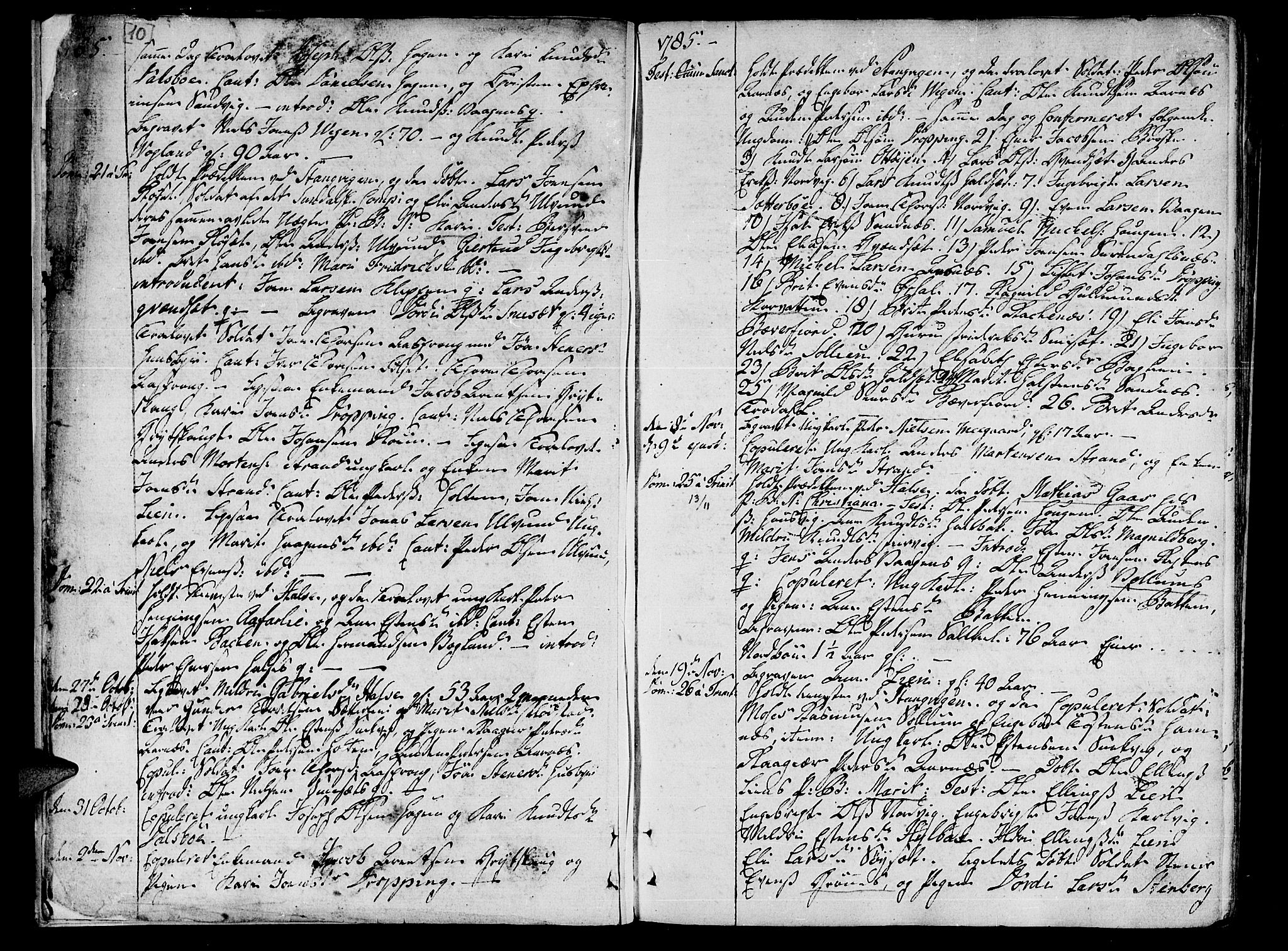 Ministerialprotokoller, klokkerbøker og fødselsregistre - Møre og Romsdal, SAT/A-1454/592/L1022: Parish register (official) no. 592A01, 1784-1819, p. 10